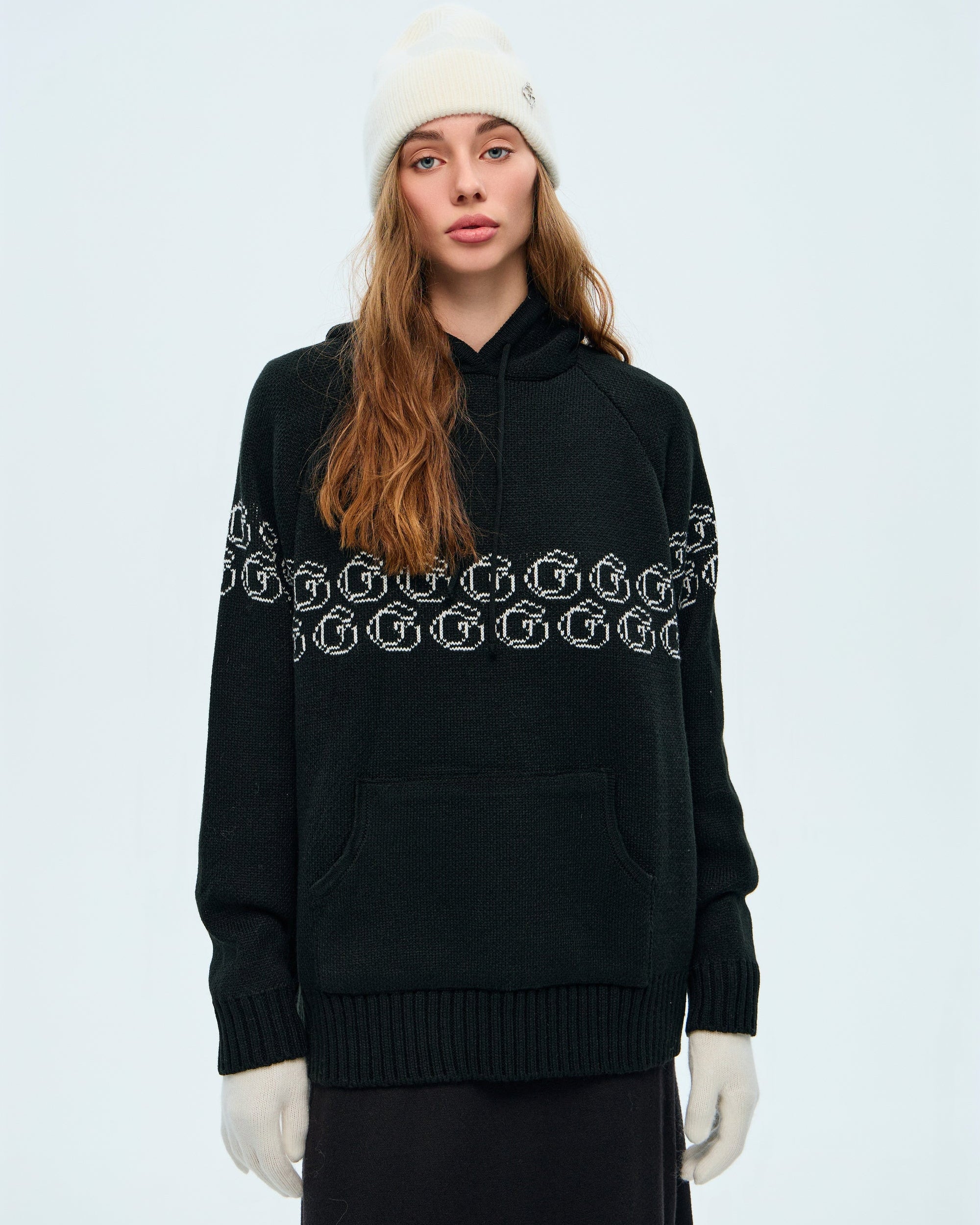 Knitted Straight-Leg Pants
