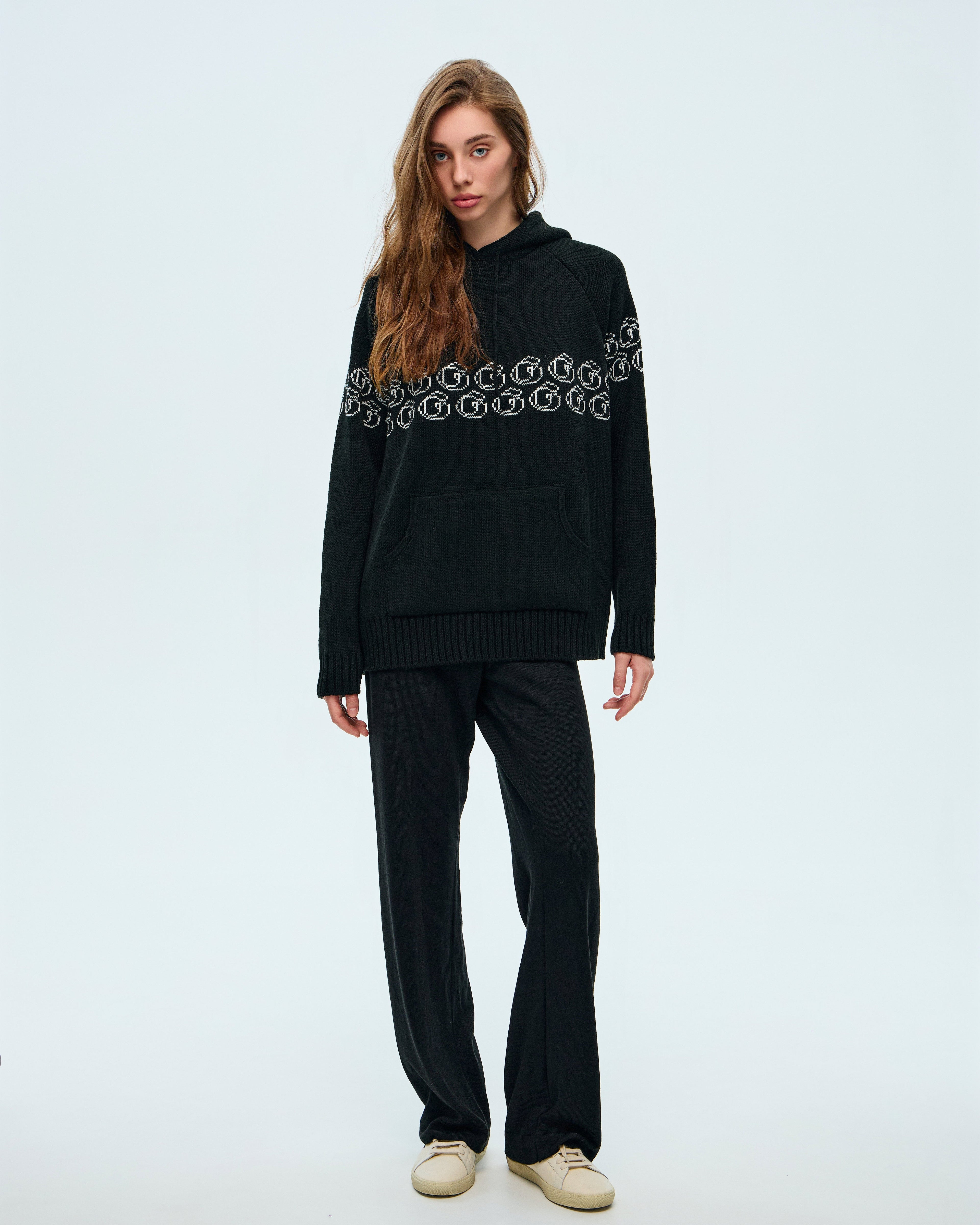 Knitted Straight-Leg Pants