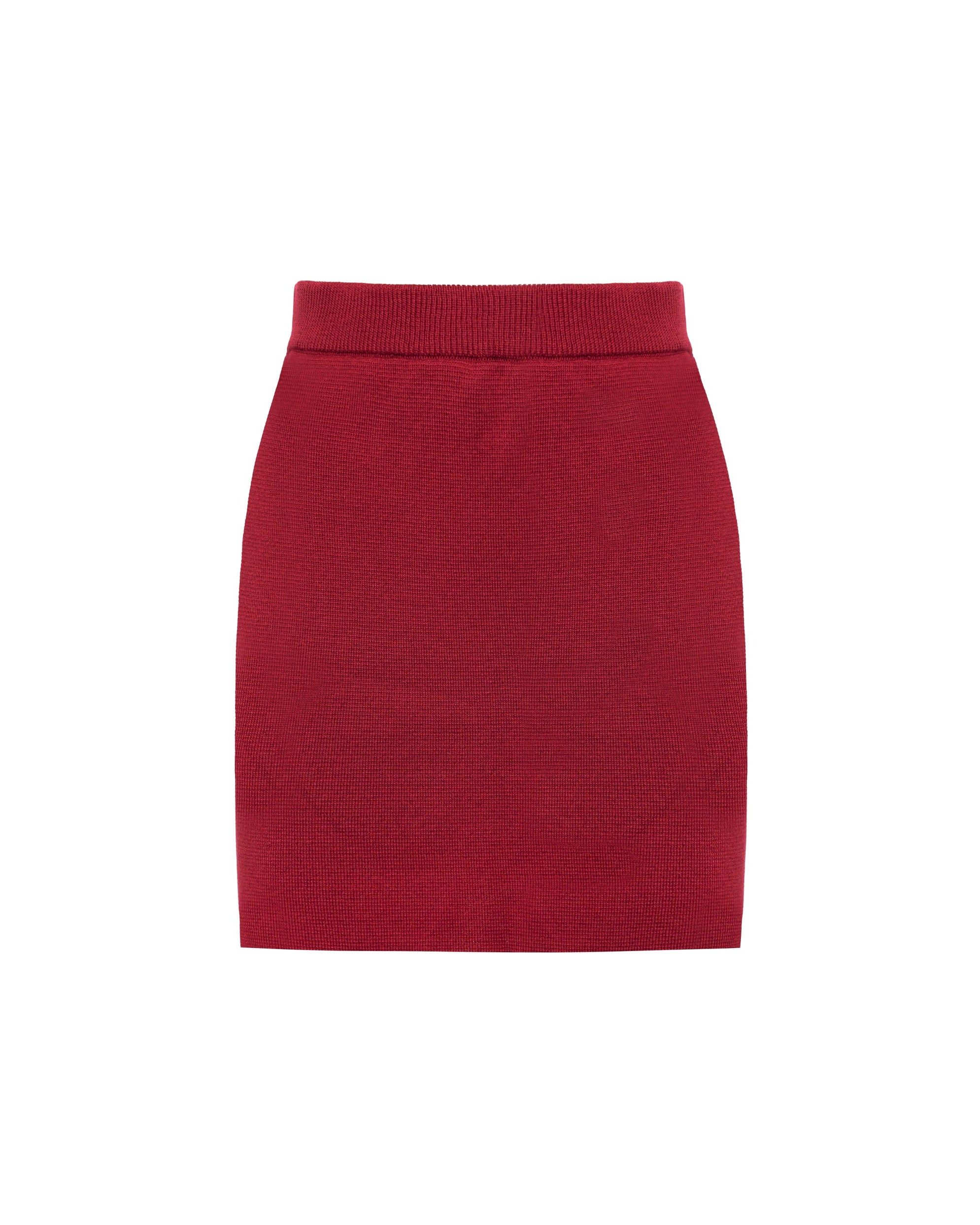 Knitted mini skirt
