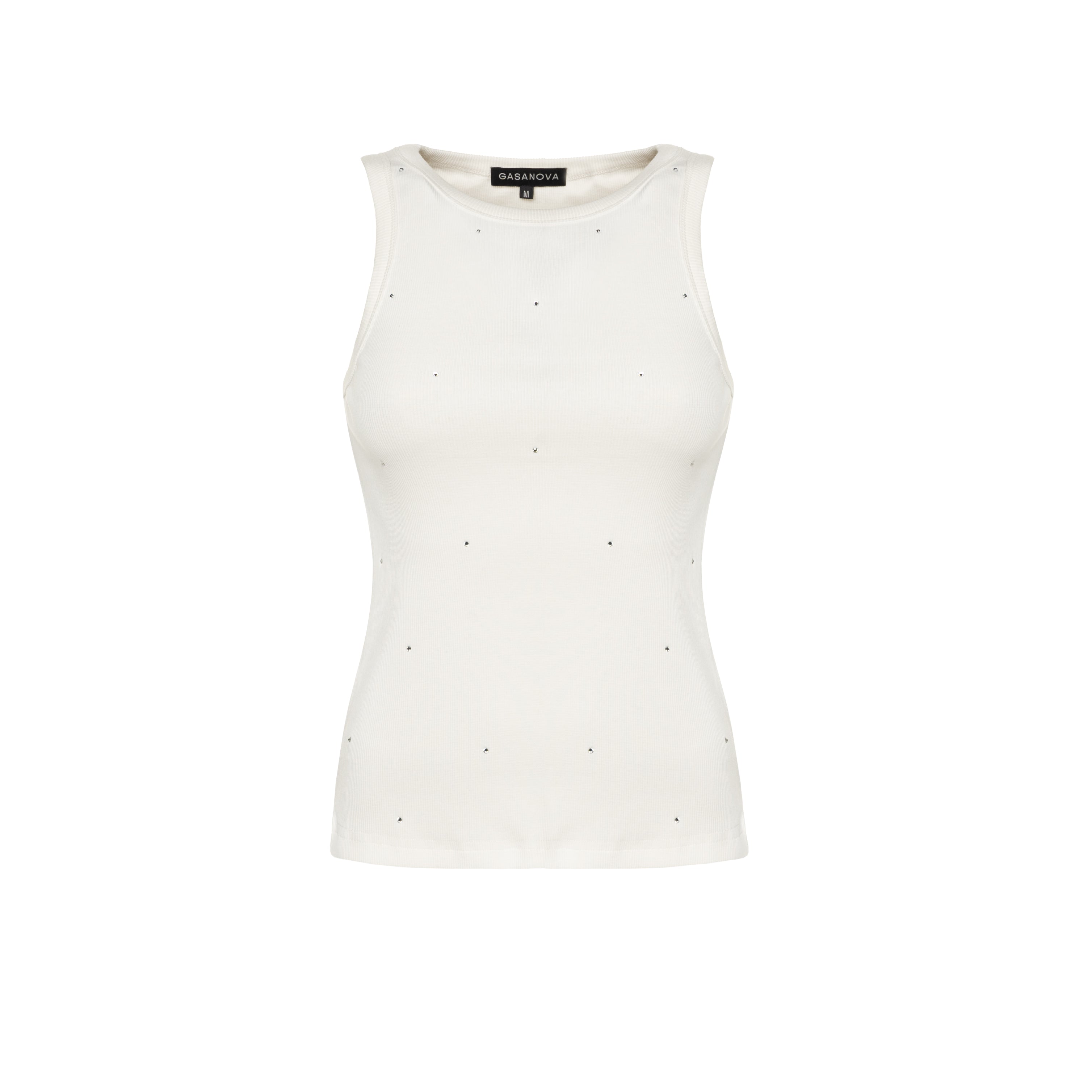 Crystal-Embellished Top