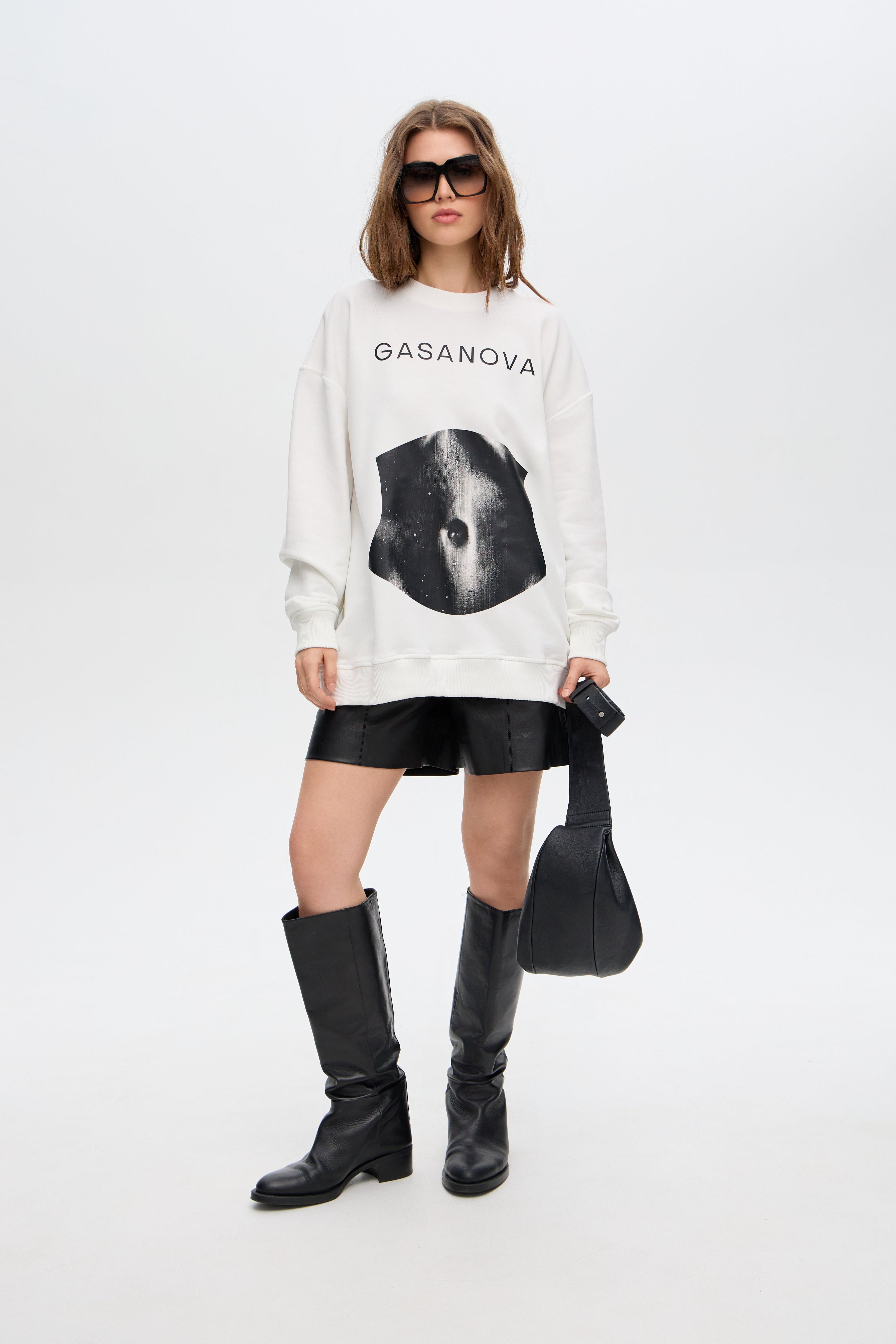 Corset printed sweatshirt 1
