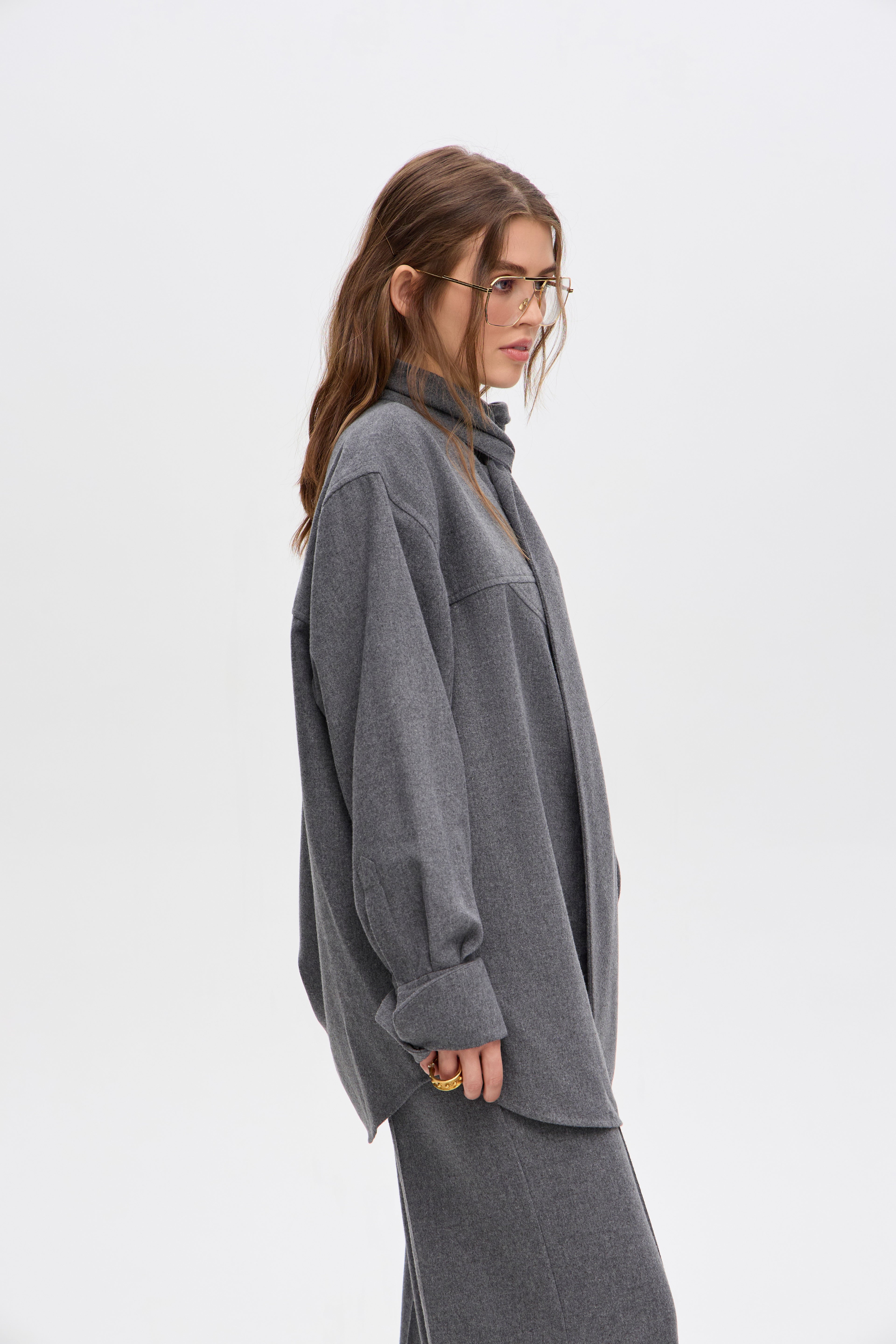 Mira asymmetrical belt pants