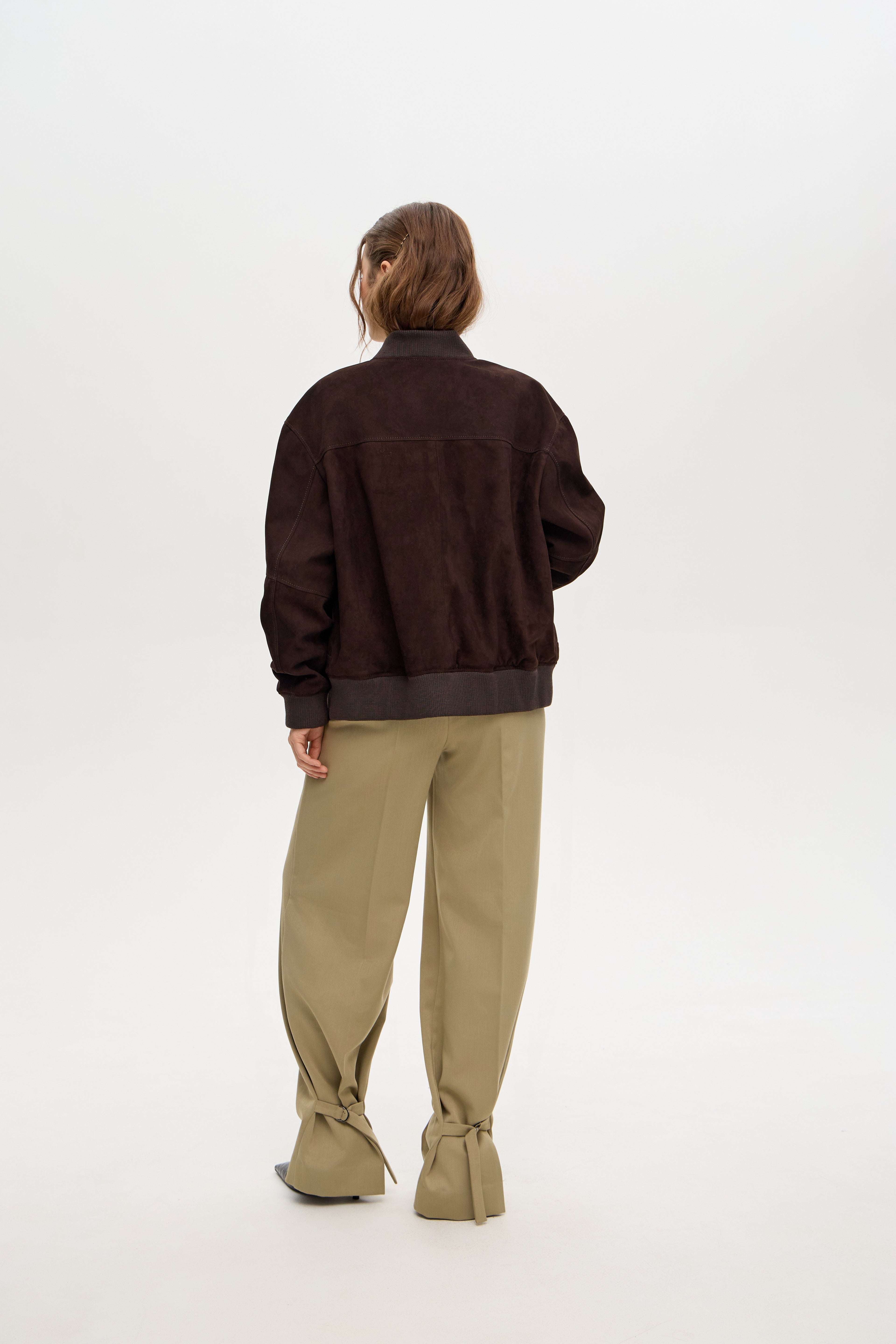Suede GG bomber