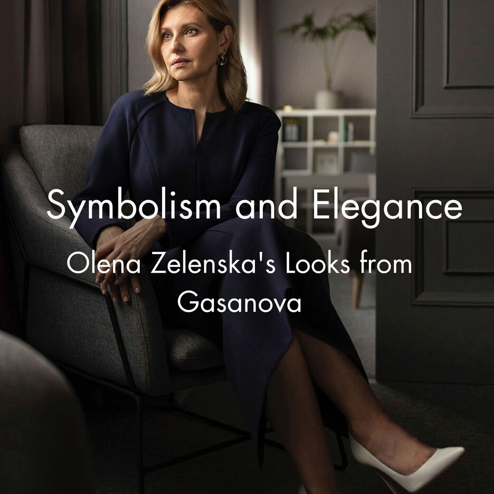 Symbolism and Elegance: Olena Zelenska's Looks from Gasanova