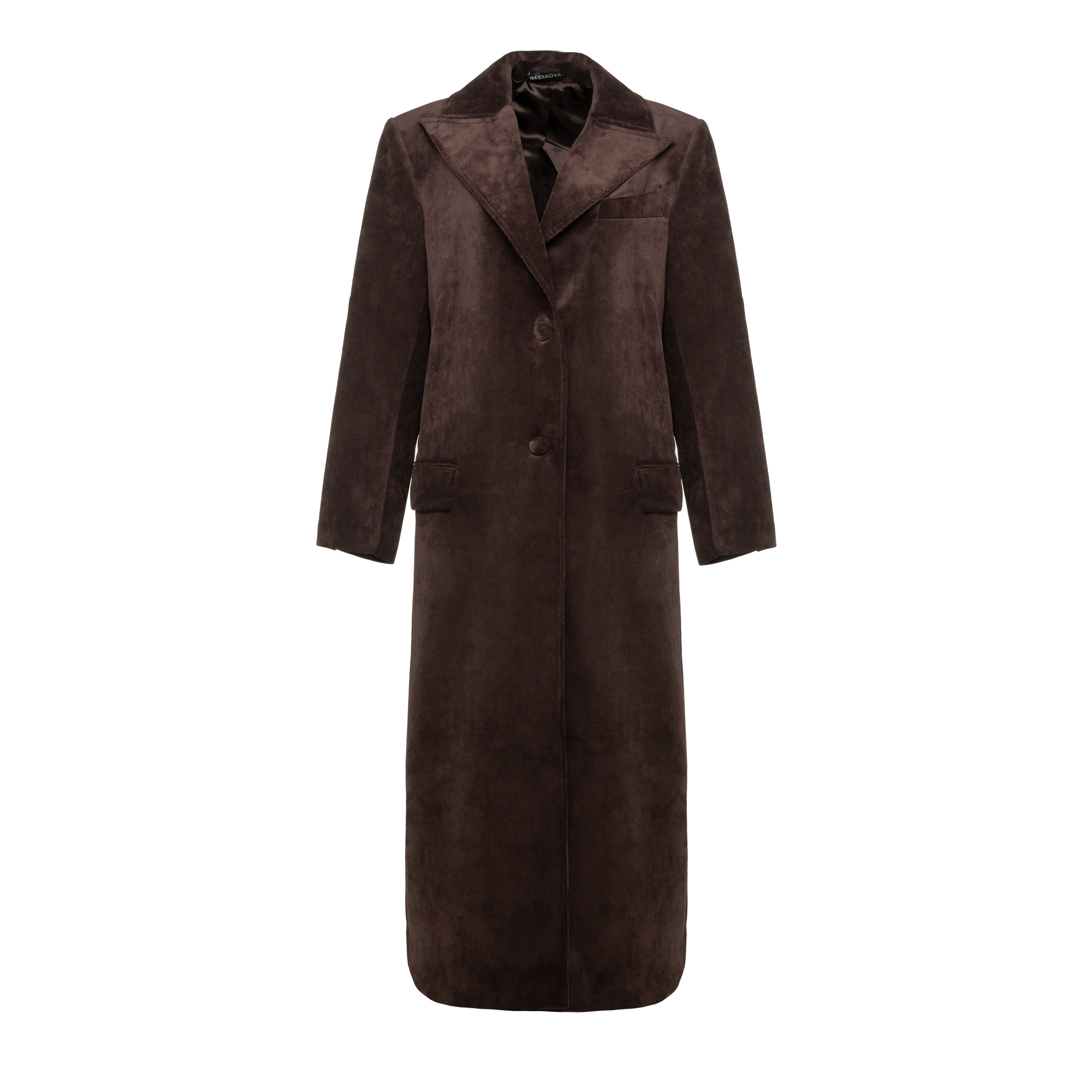Corduroy trench coat
