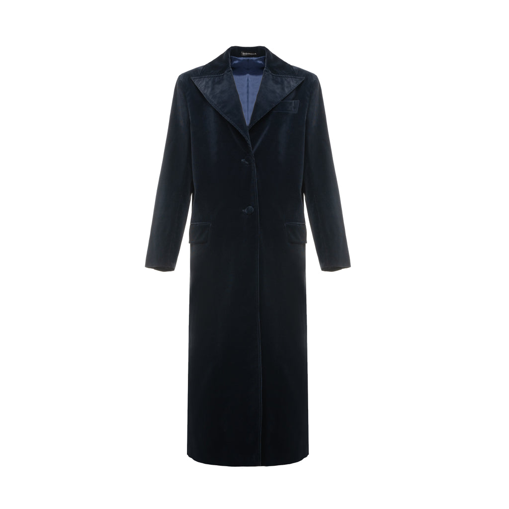 Corduroy trench coat