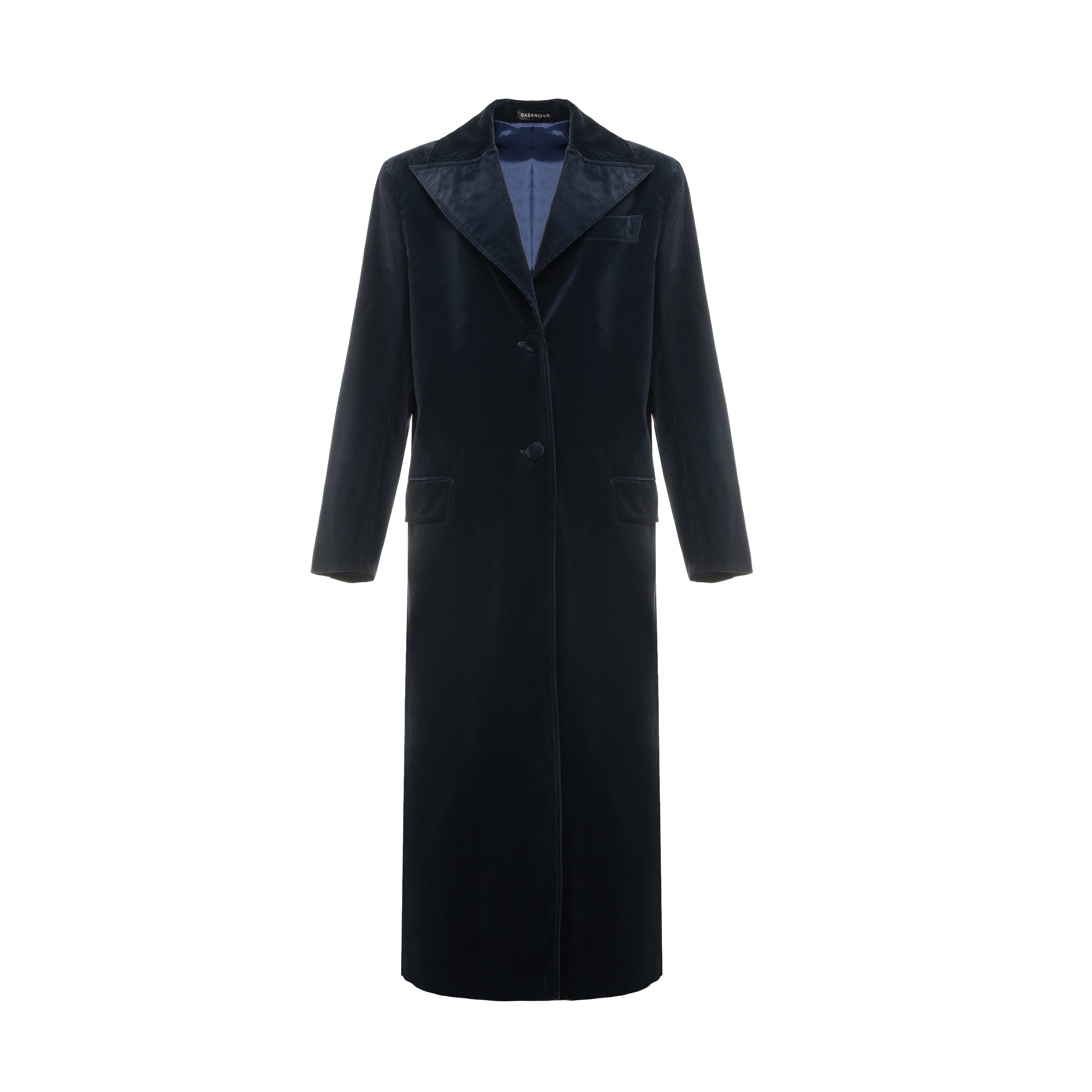 Corduroy trench coat