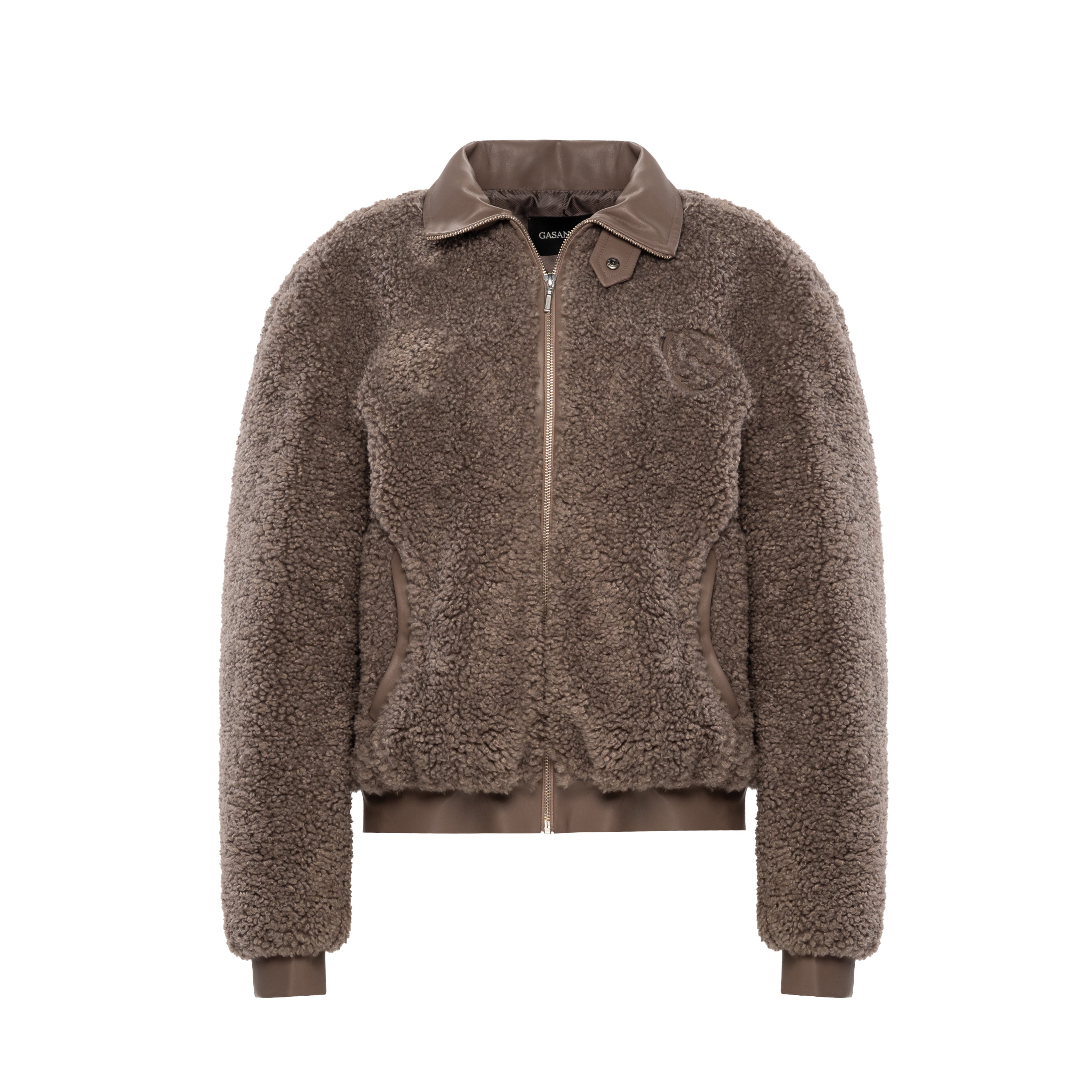Fur bomber jacket