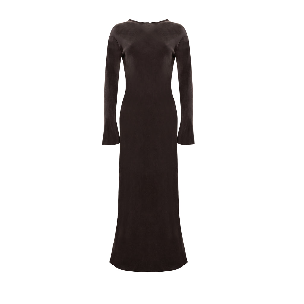 Longsleeve silk dress