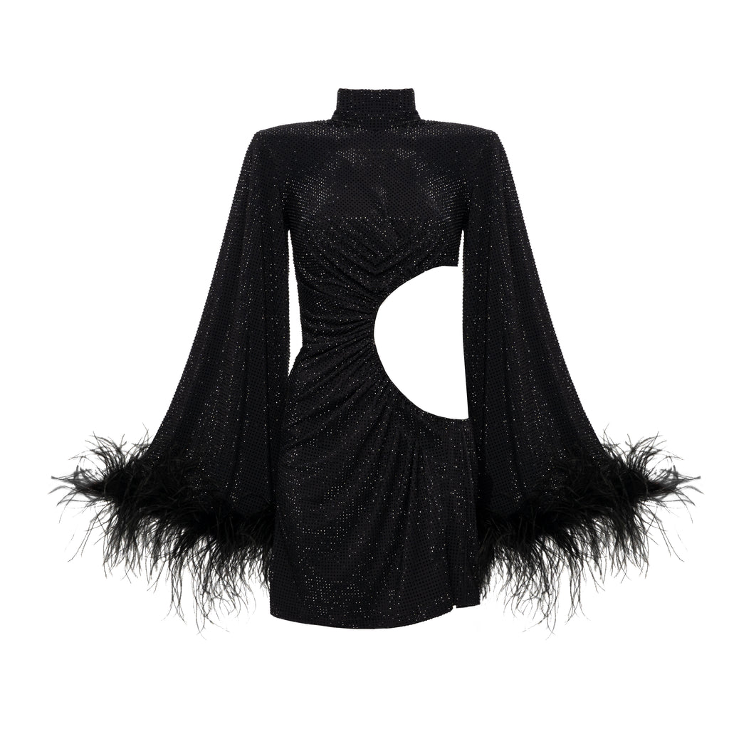 Valery crystal cutted dress