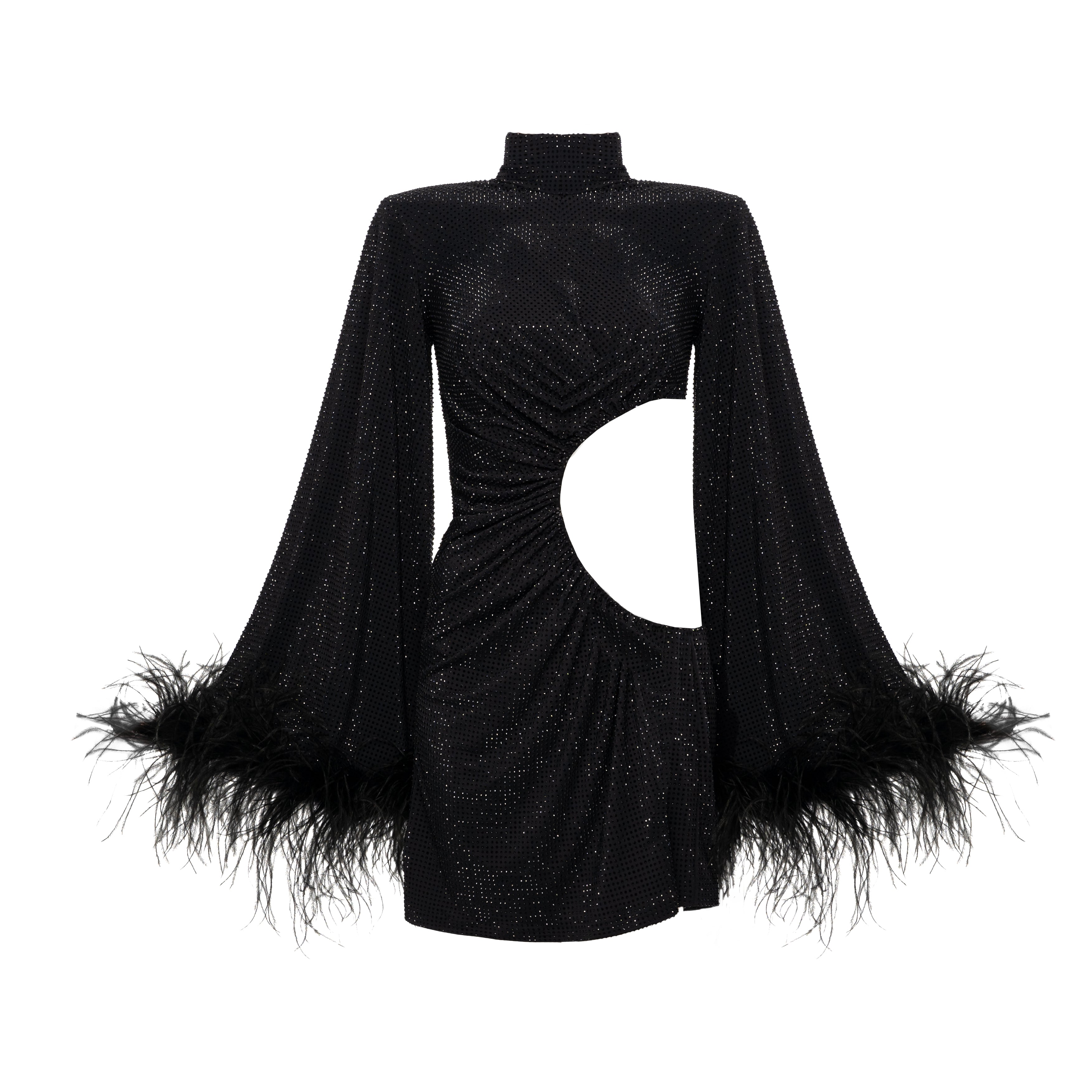 Valery crystal cutted dress