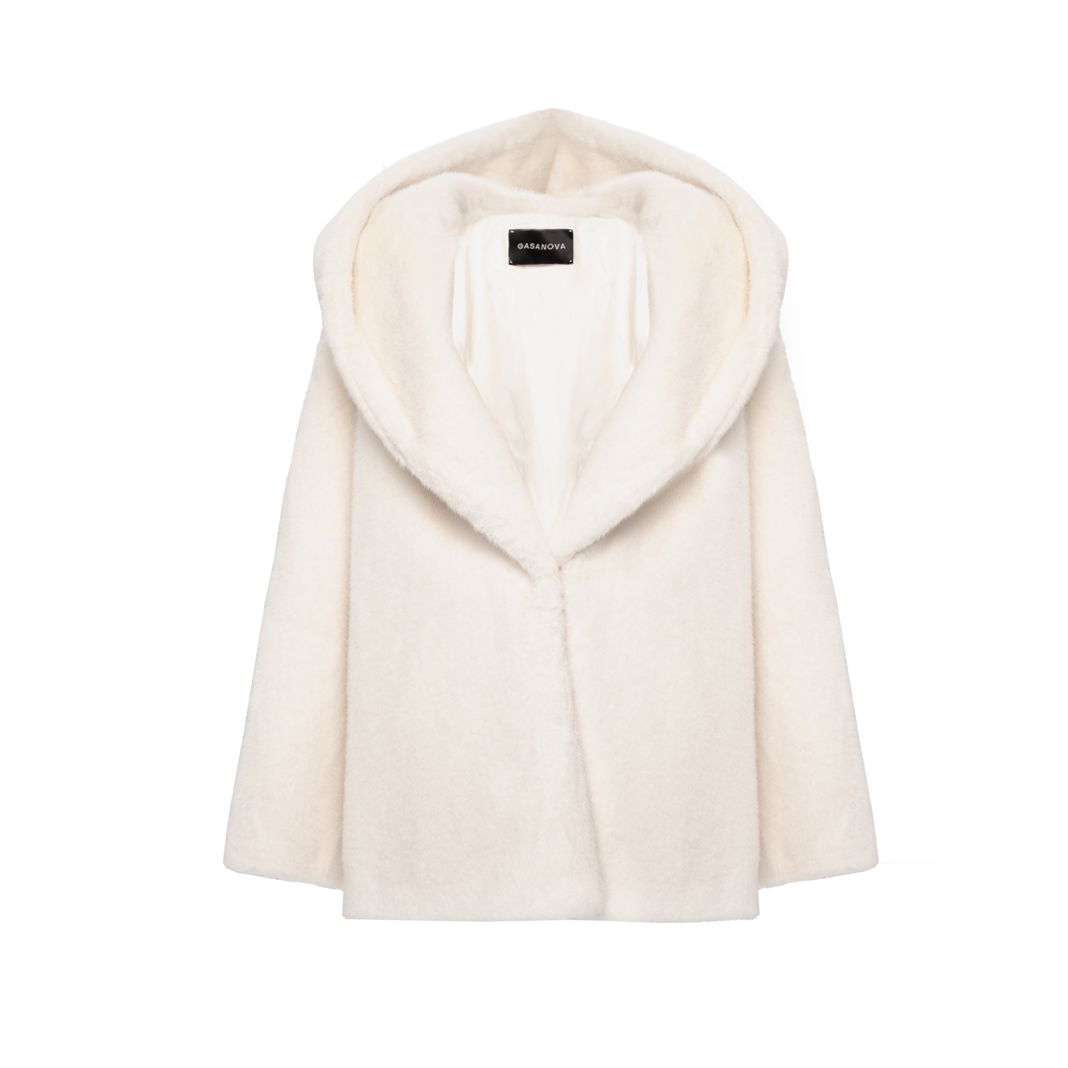 Oversized hooded coat