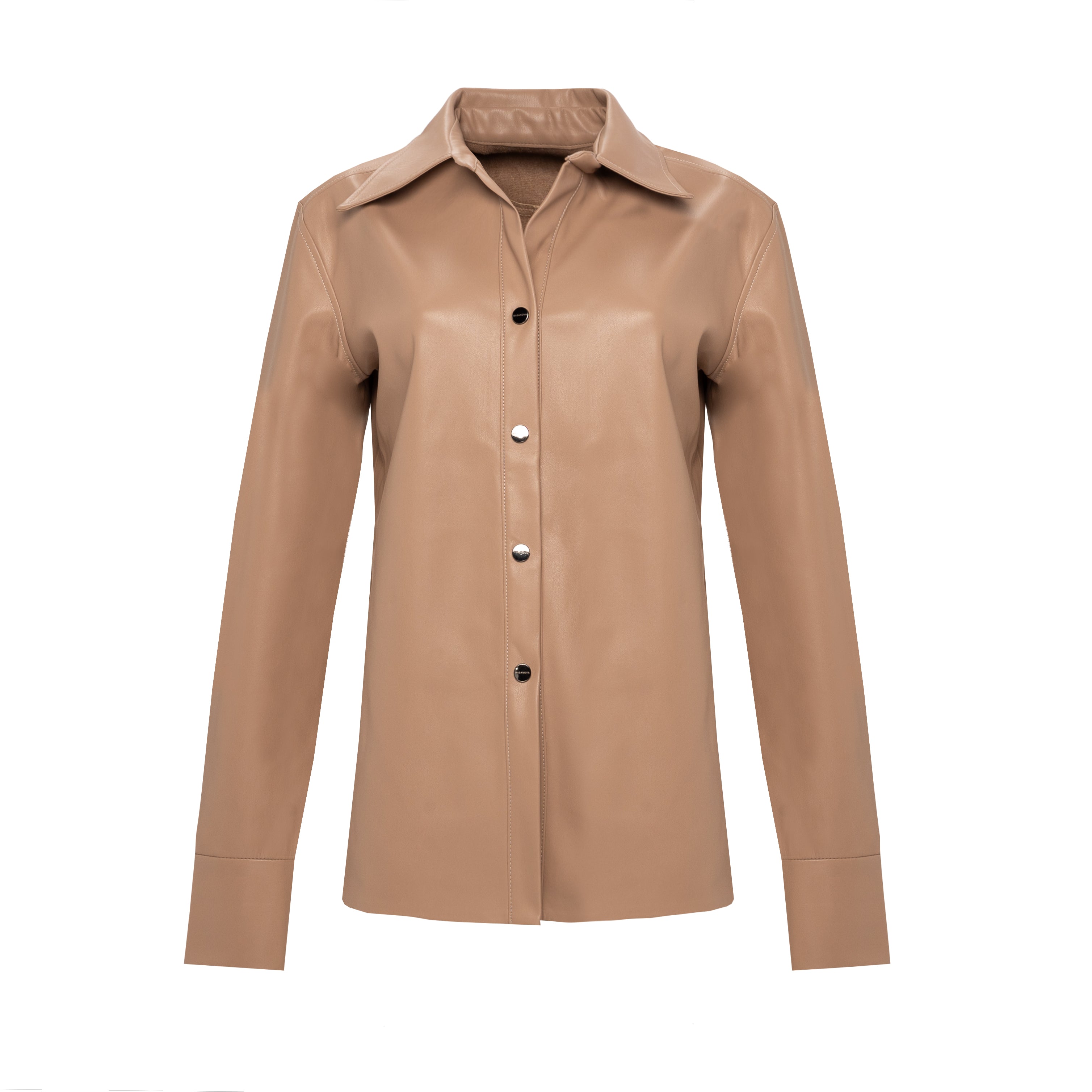 Eco-leather shirt