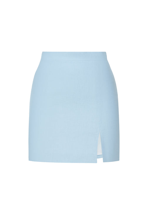 Linen mini skirt | GASANOVA
