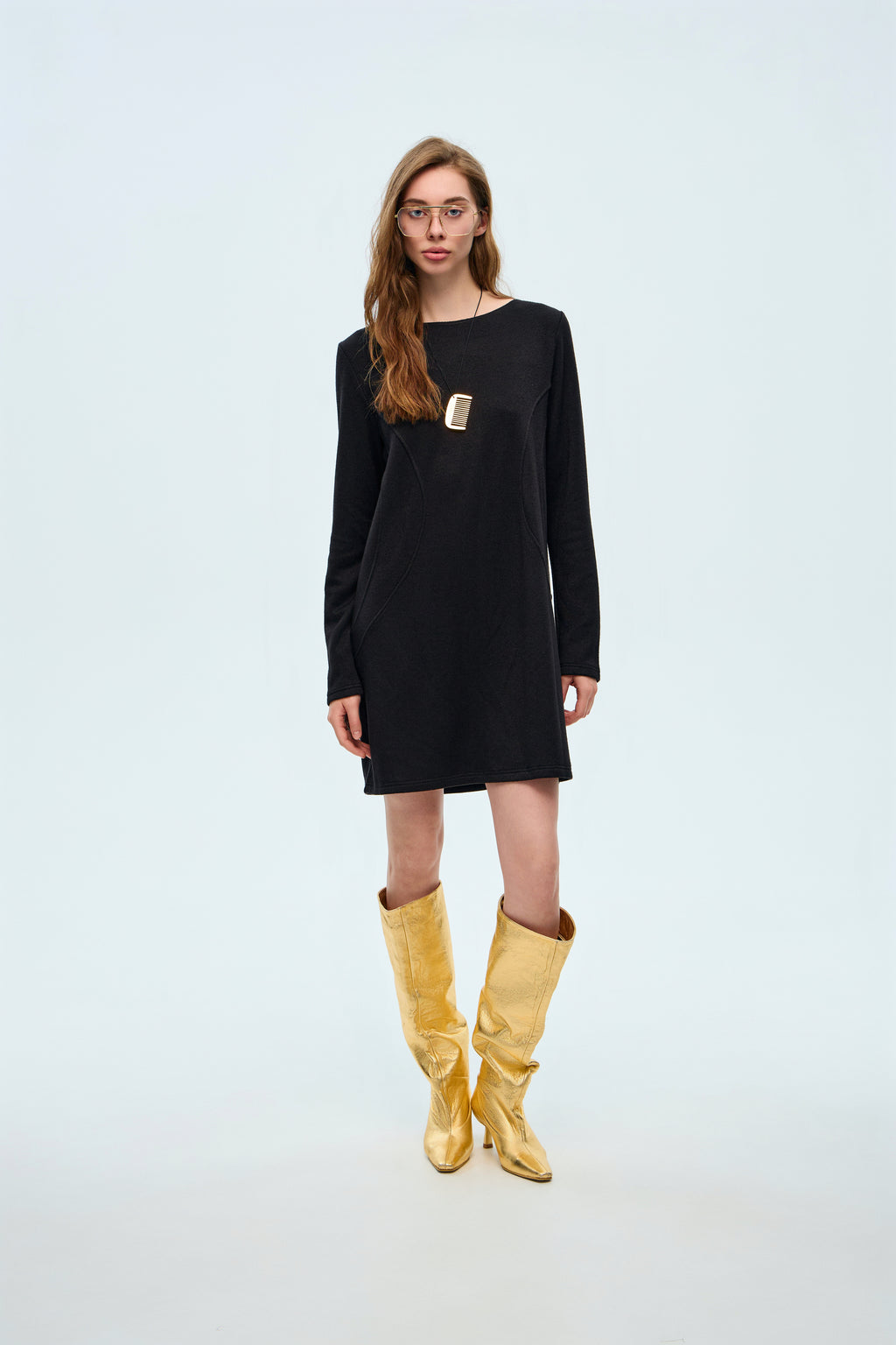 Mini Dress with Sleeves