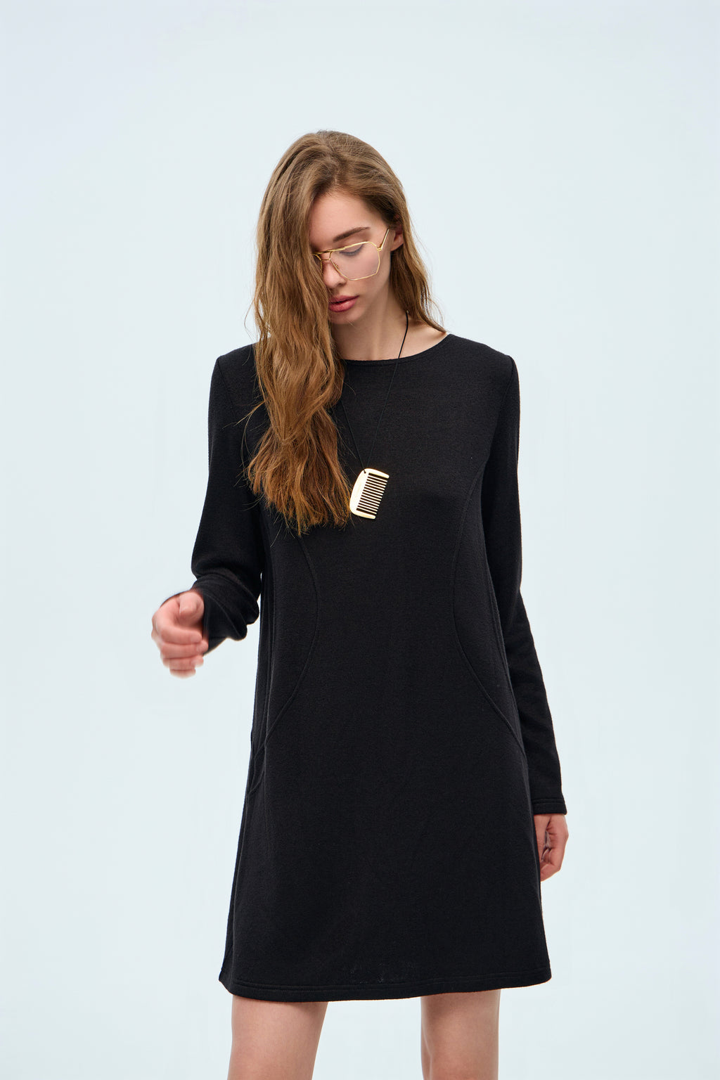 Mini Dress with Sleeves