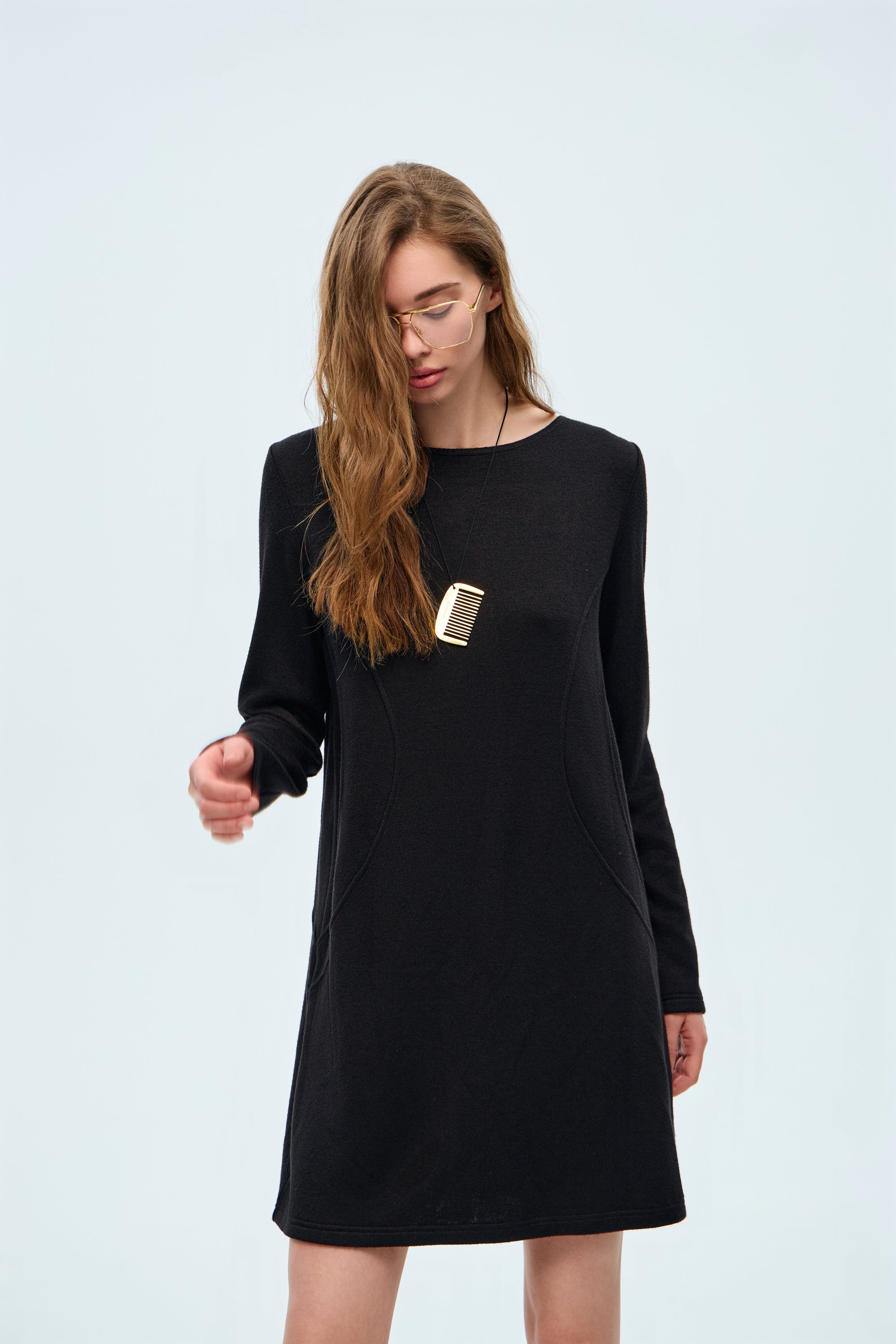 Mini Dress with Sleeves