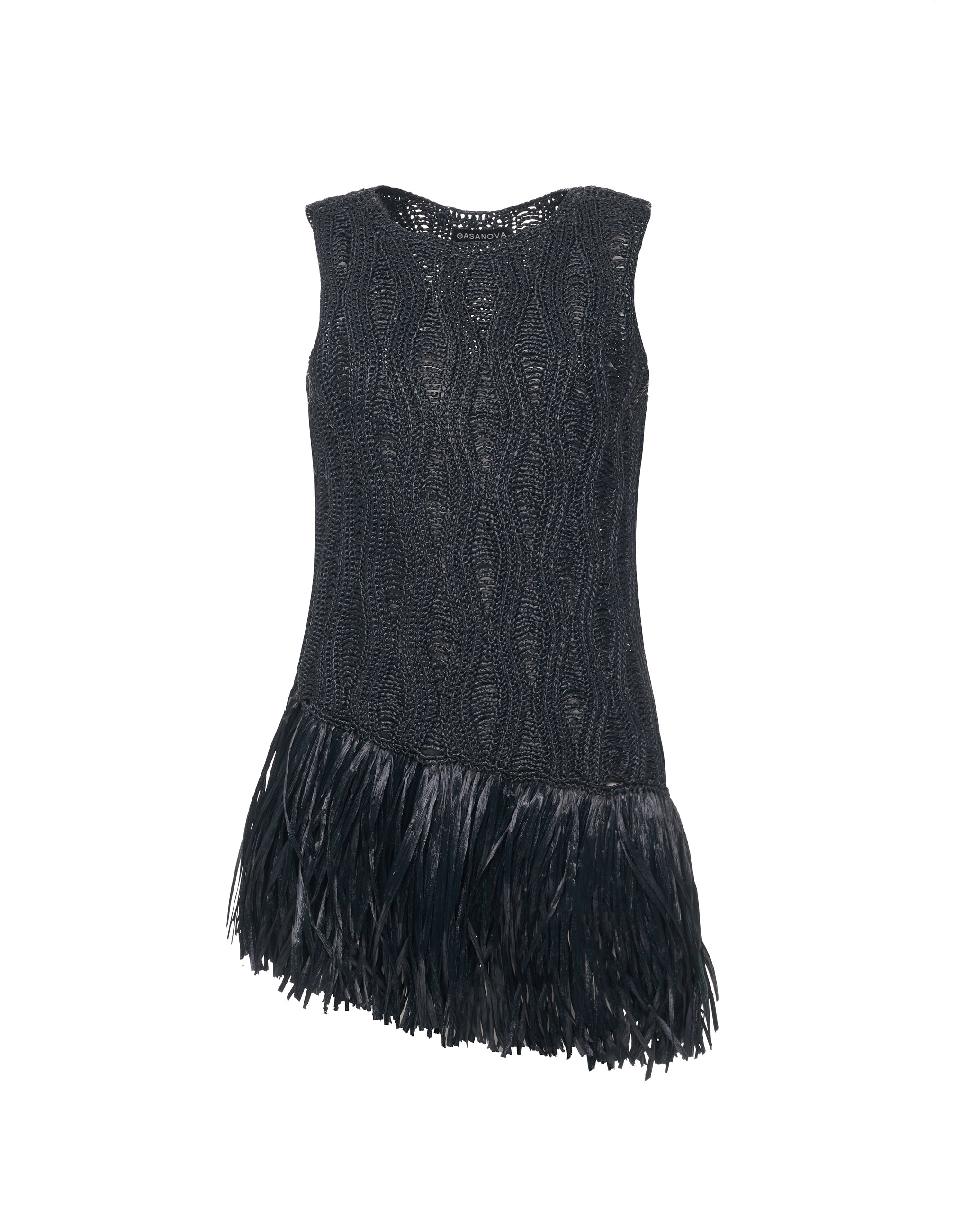 Плетений топ з рафії