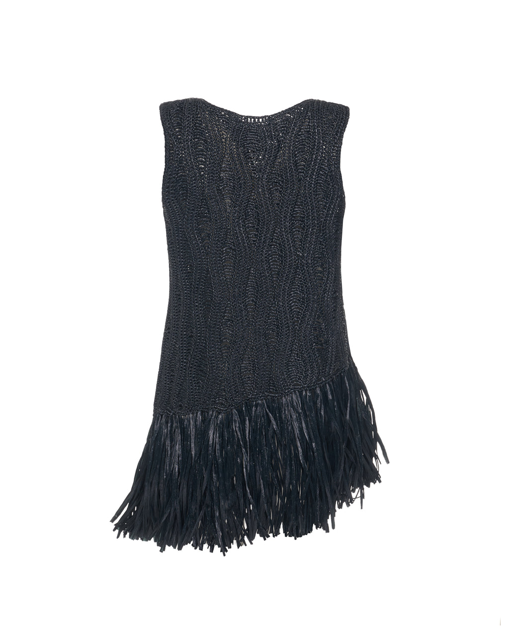 Плетений топ з рафії