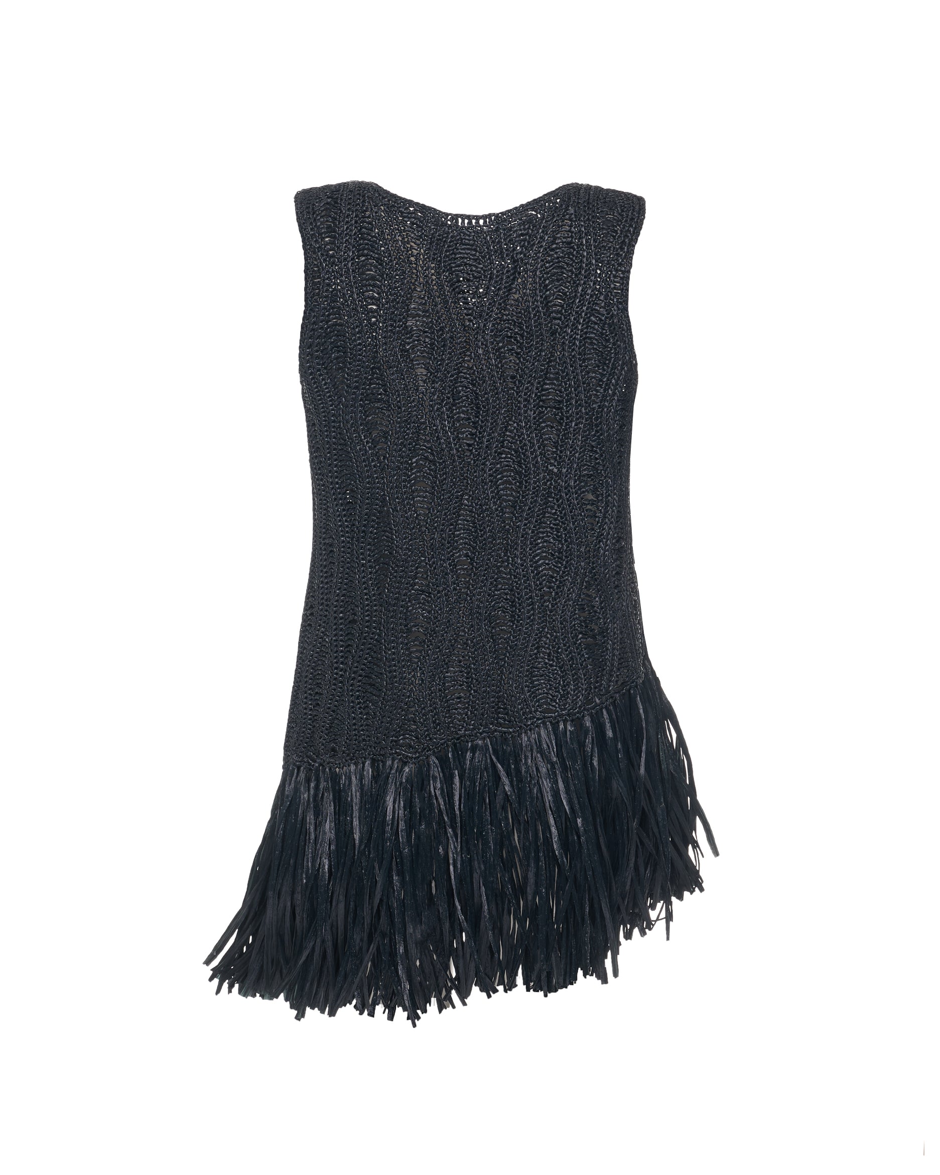 Плетений топ з рафії