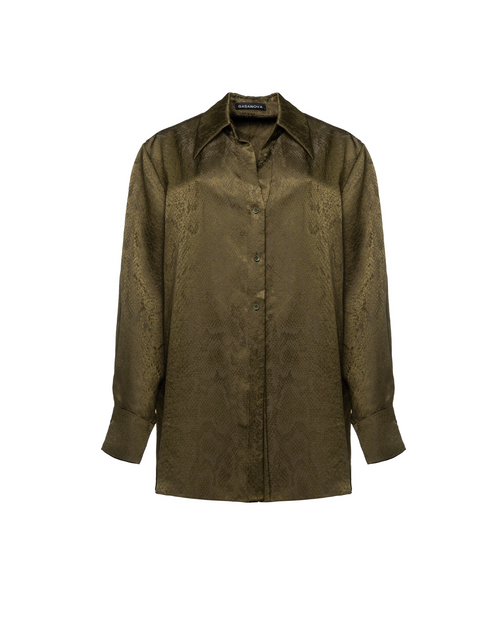 Textured Oversized Shirt | GASANOVA