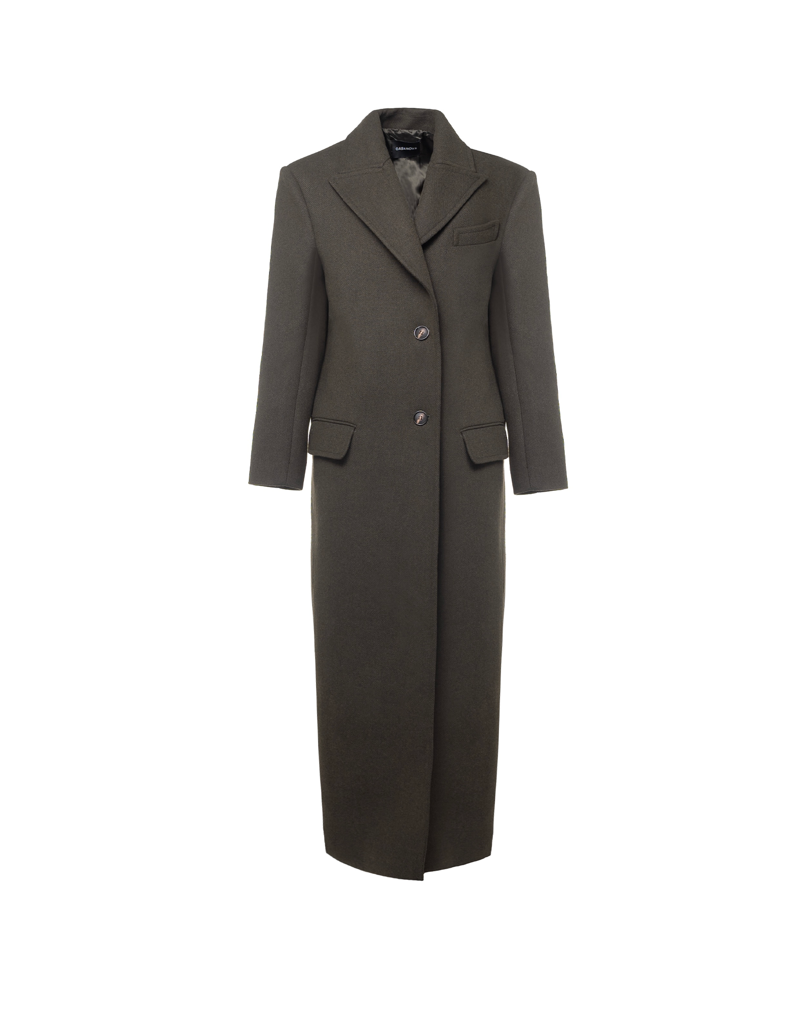 Long Single-breasted Coat