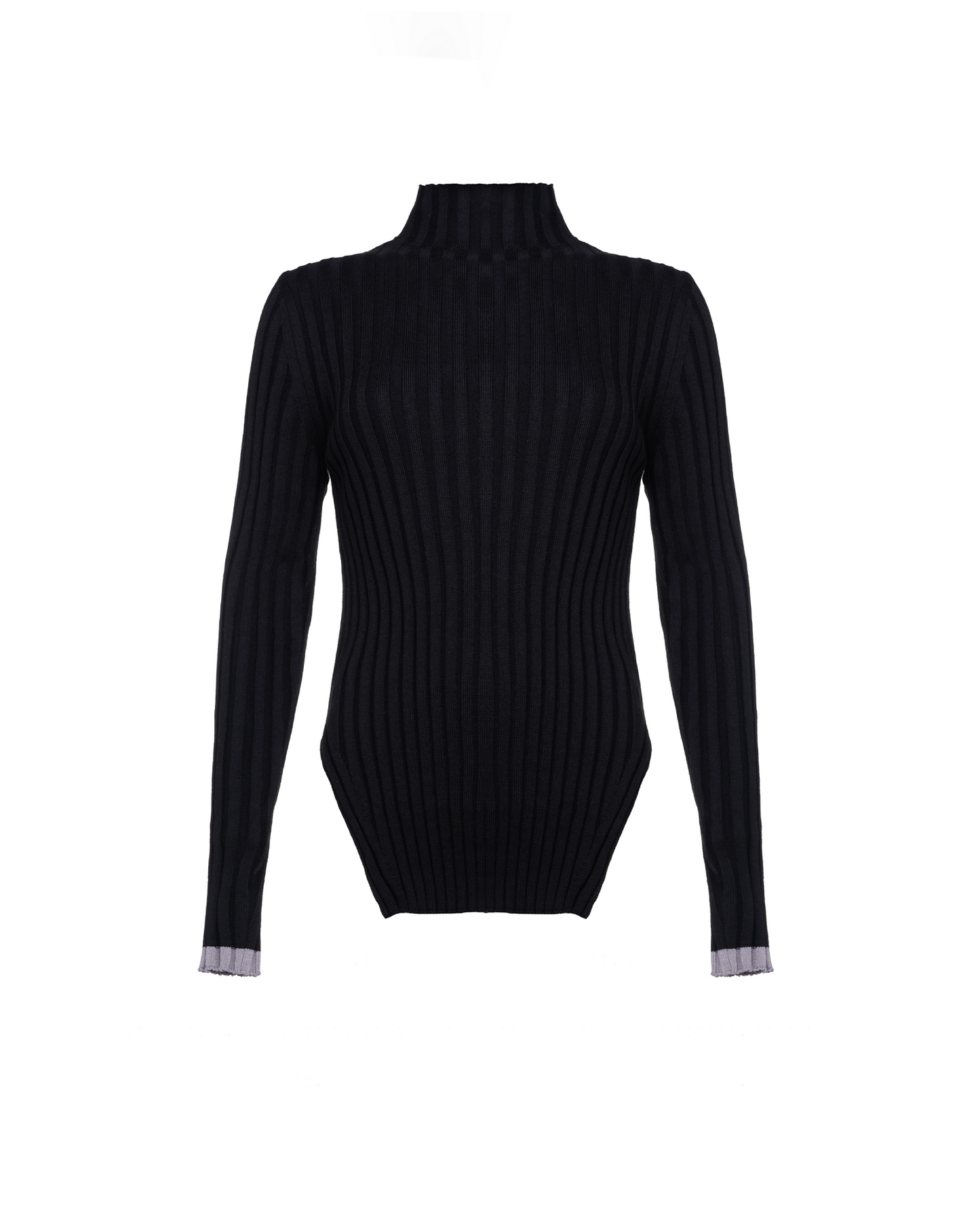 Turtleneck With Contrasting Edging