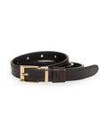Thin Gold-tone Buckle Belt