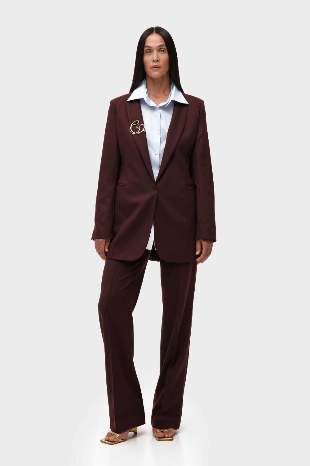 Брюки з перехідним поясом стрілка