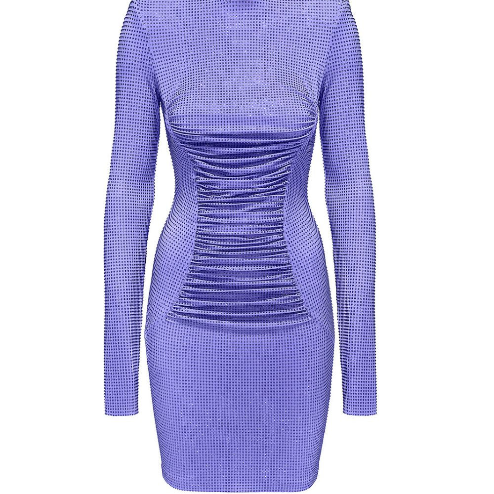 
                      
                        Crystal Stretch Mini Dress
                      
                    