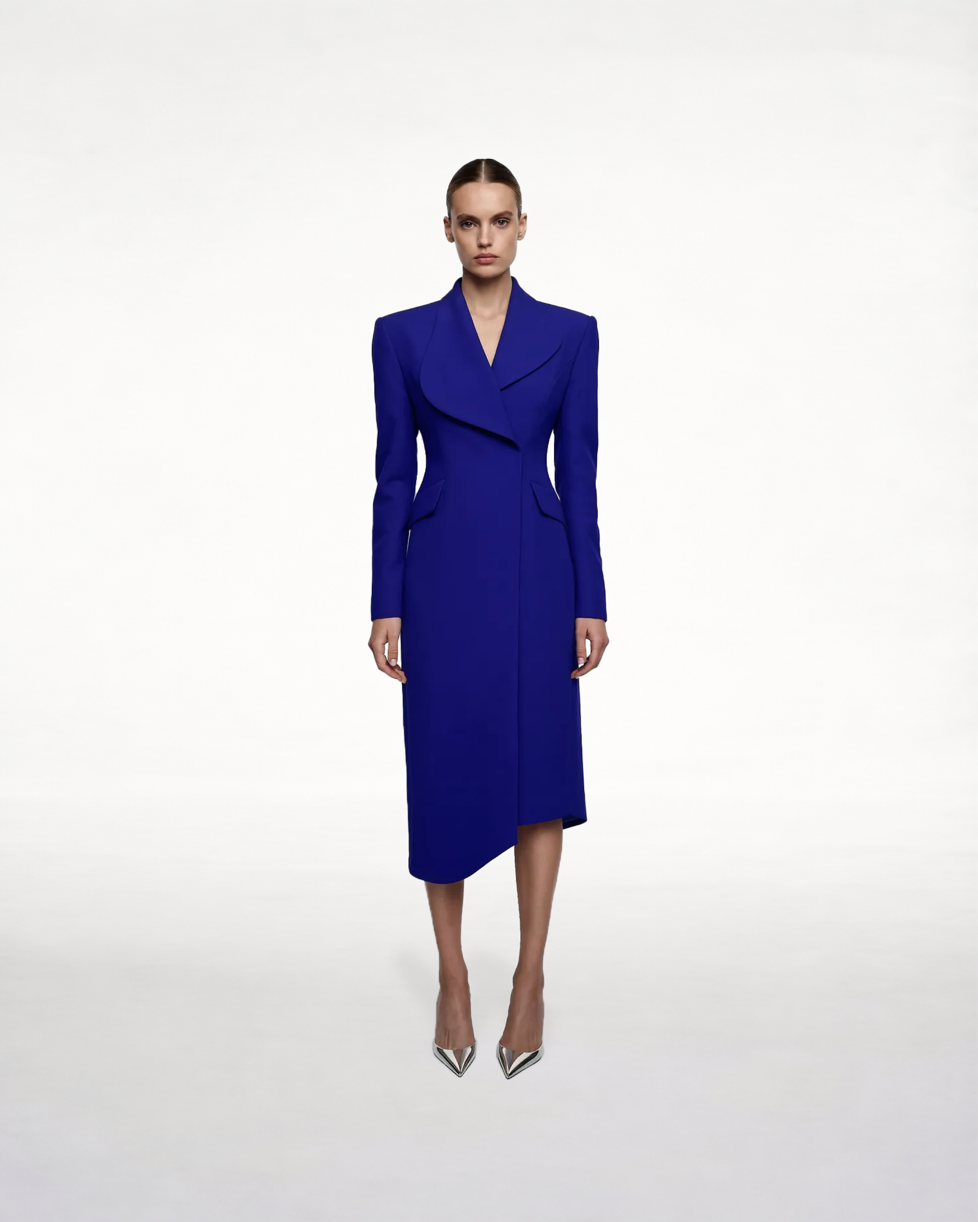 Hermione slim-fitted trench