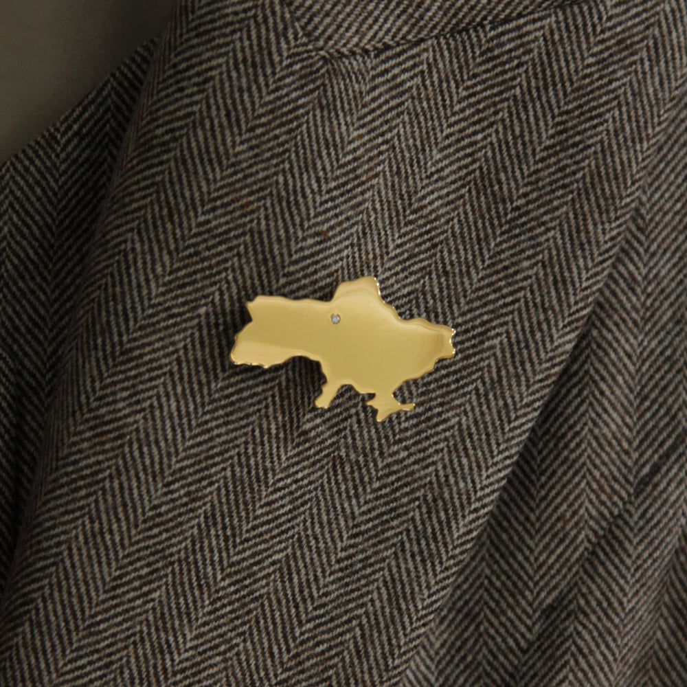 
                      
                        Brooch "Ukraine" with zirconium stone
                      
                    