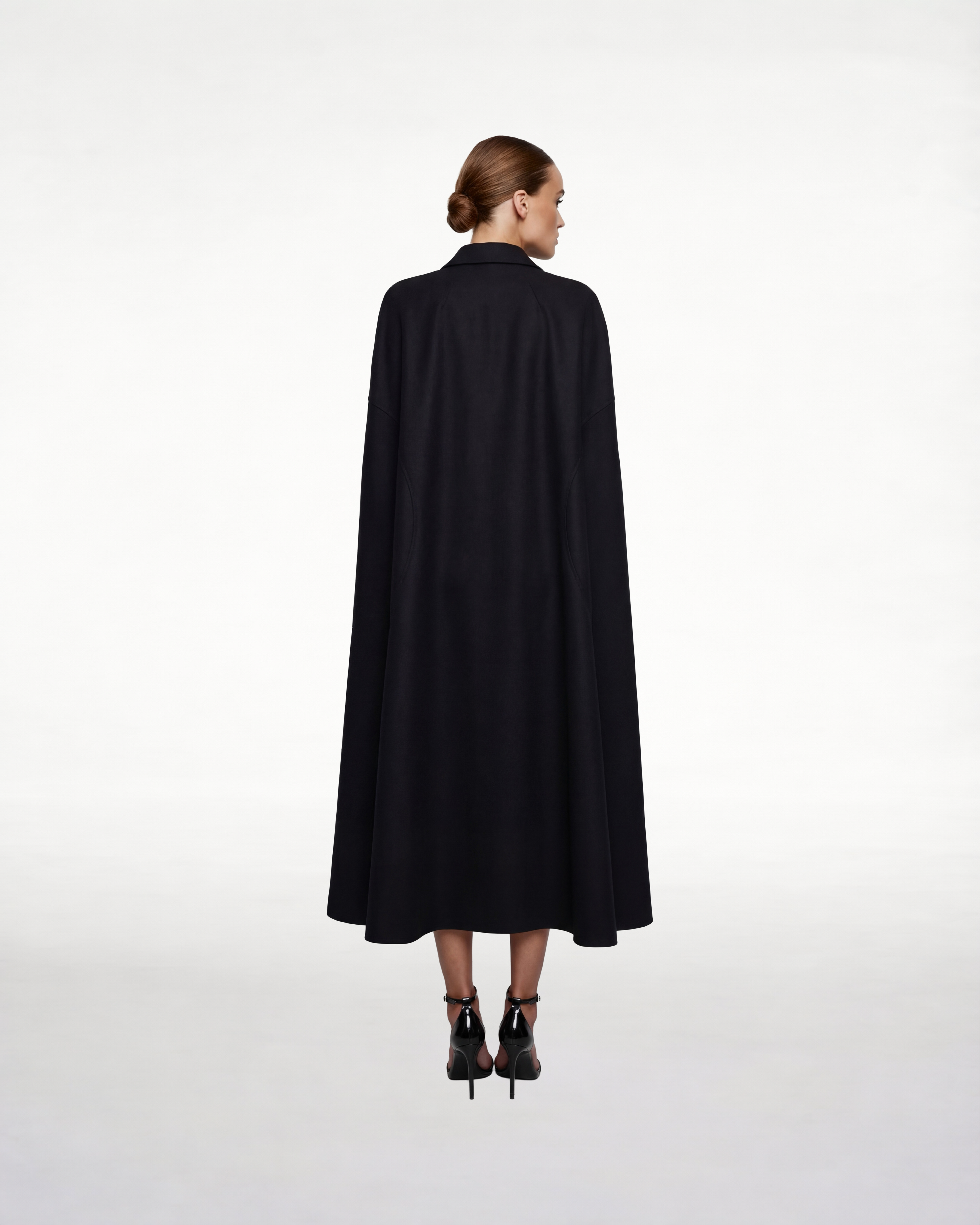 Melody caped trenchcoat