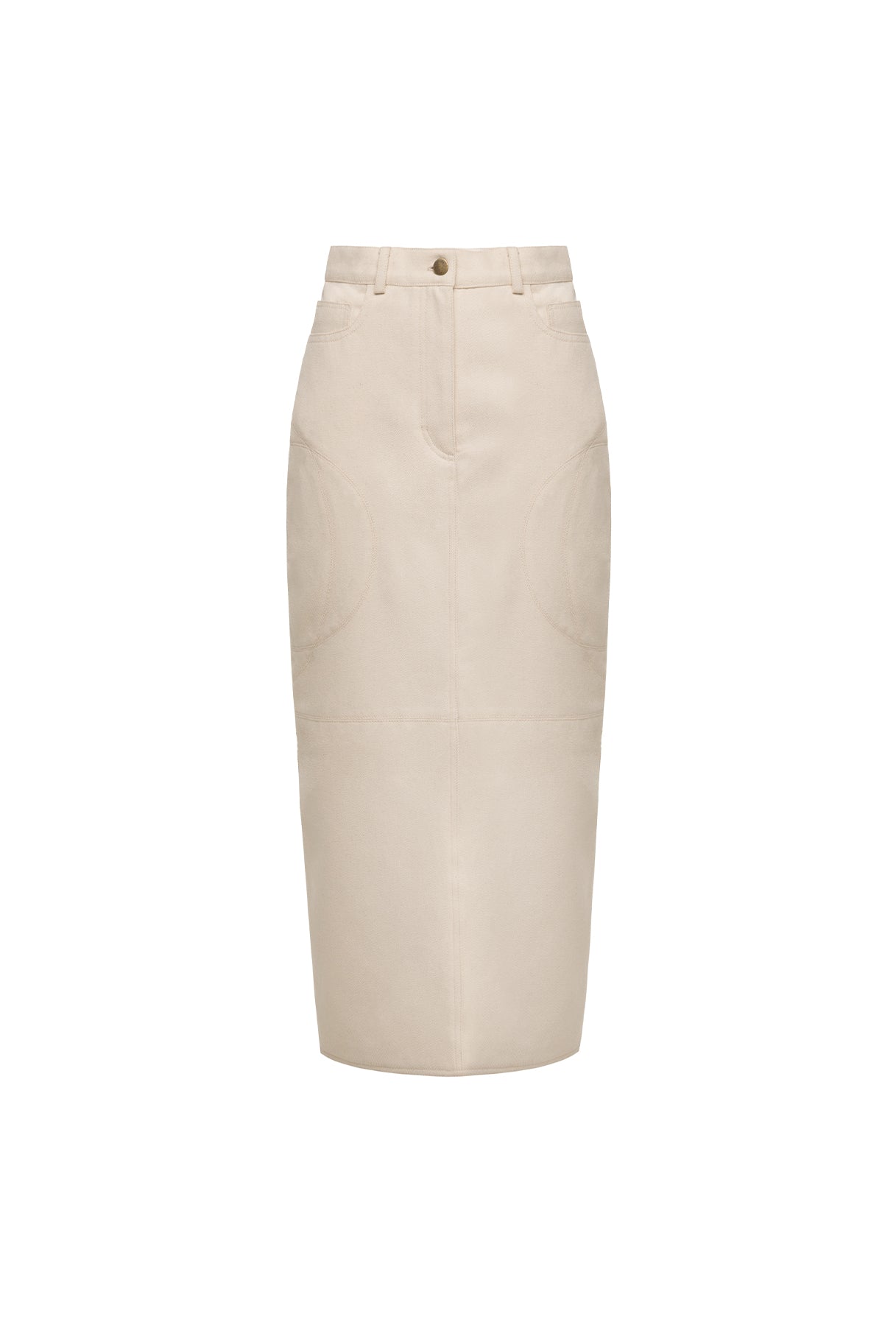 Midi Skirt With Undercuts | GASANOVA