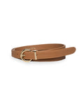 Thin Gold-tone Buckle Belt
