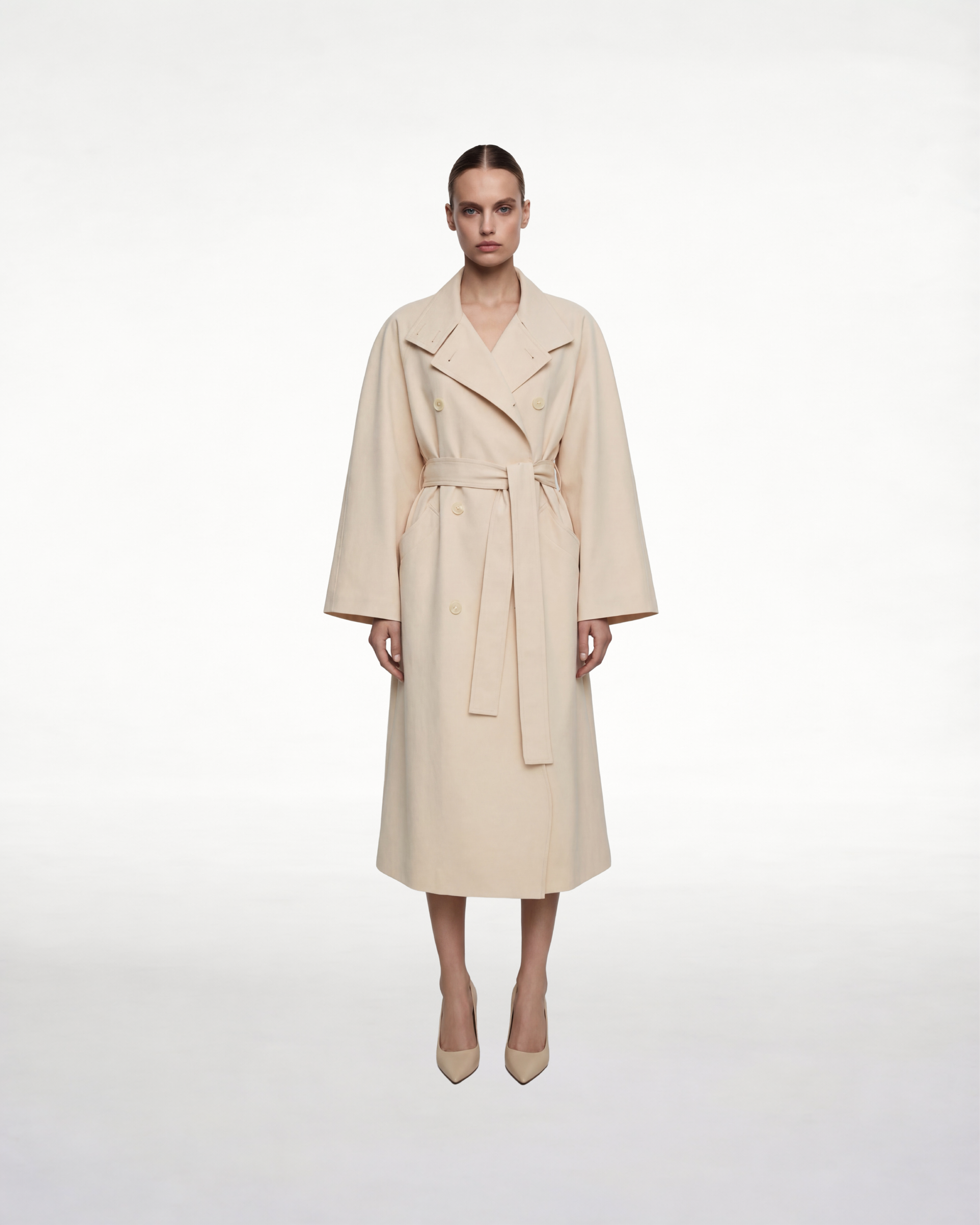 Meryl maxi trenchcoat