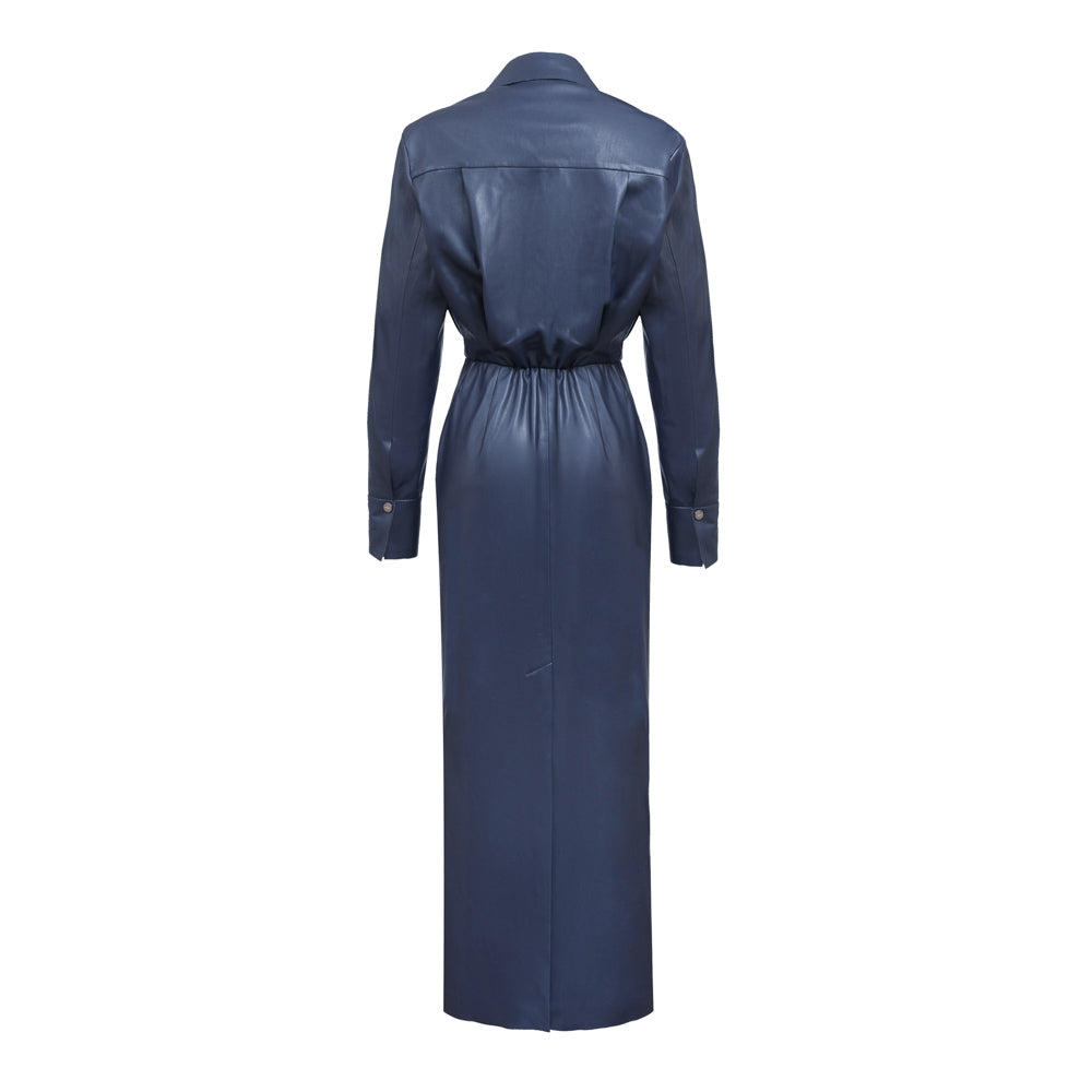 Сукня з екошкіри