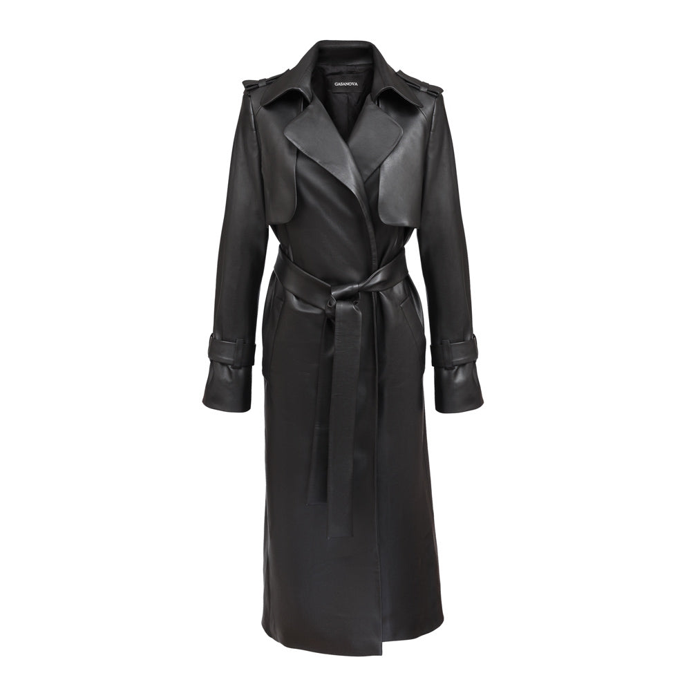 
                      
                        Eco-leather Trench
                      
                    