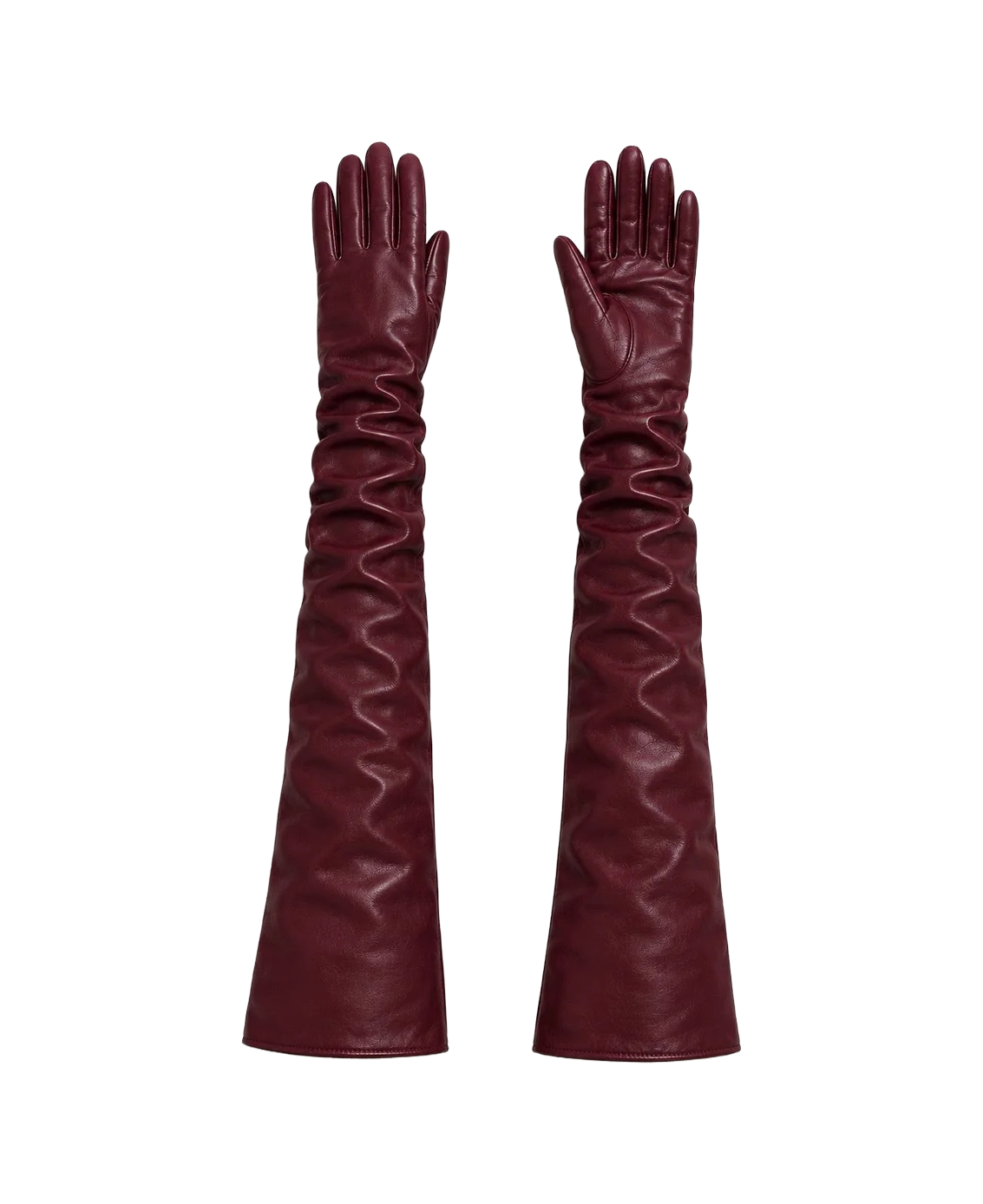 Long Leather Gloves