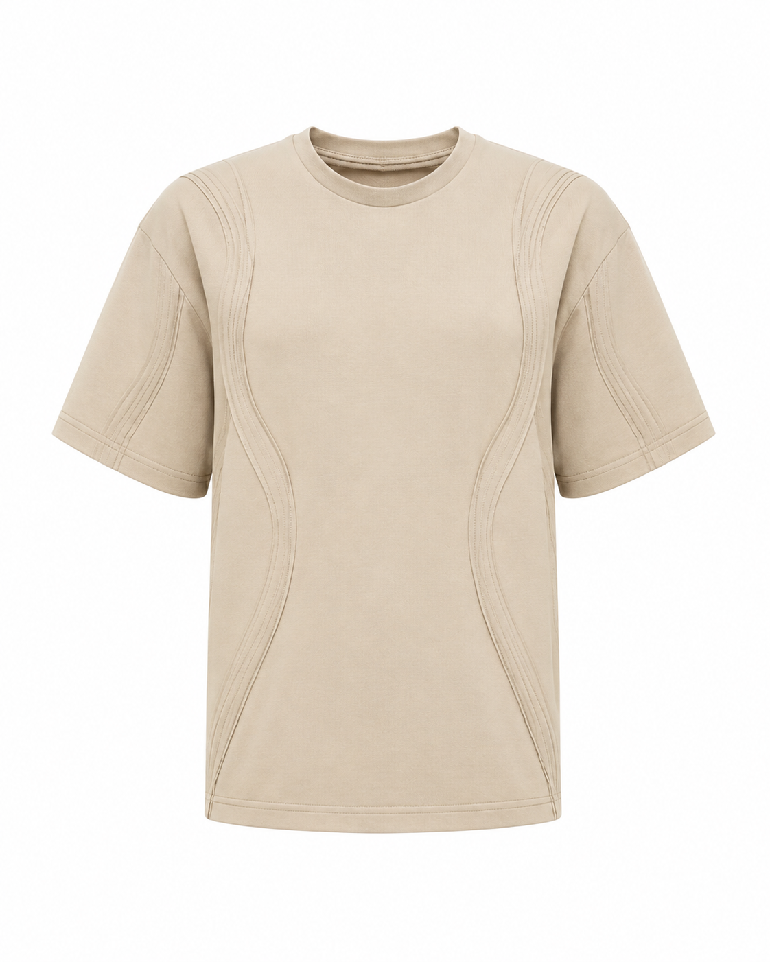 T-shirt with 3D Waves