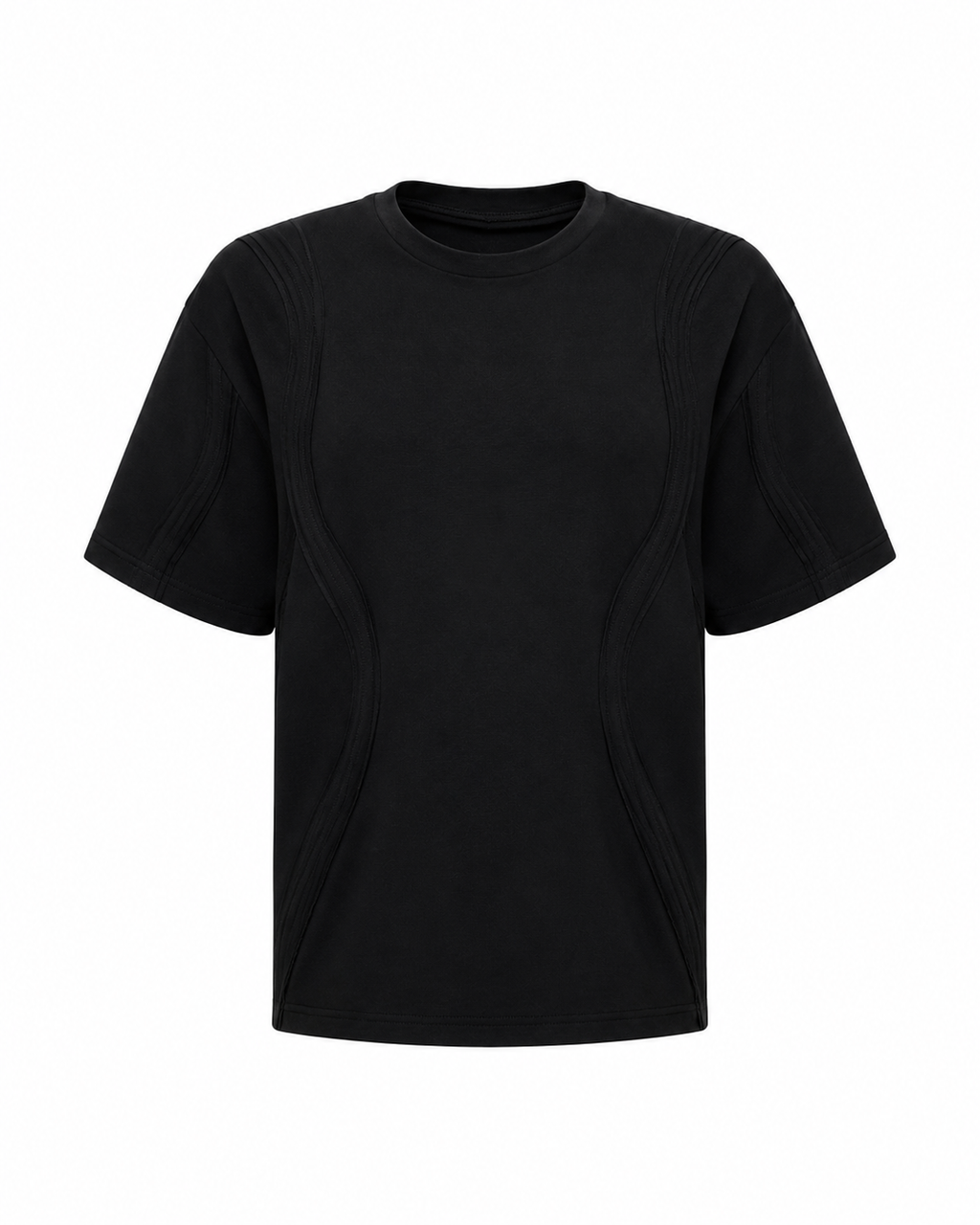 T-shirt with 3D Waves