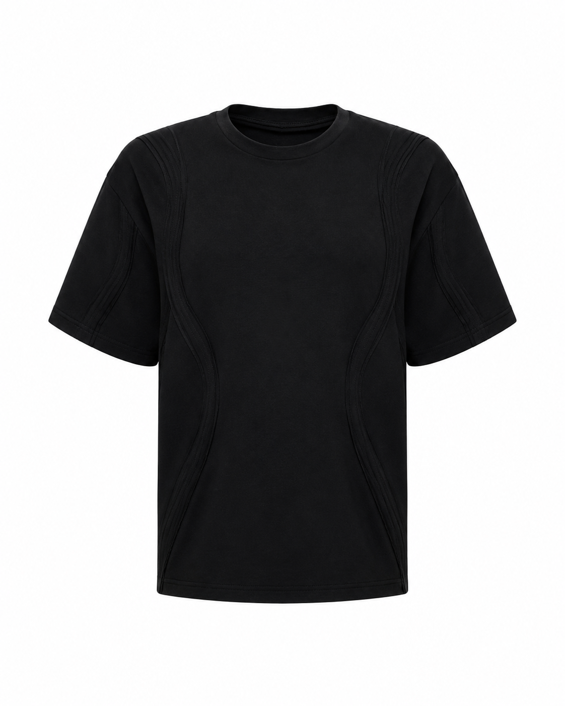T-shirt with 3D Waves