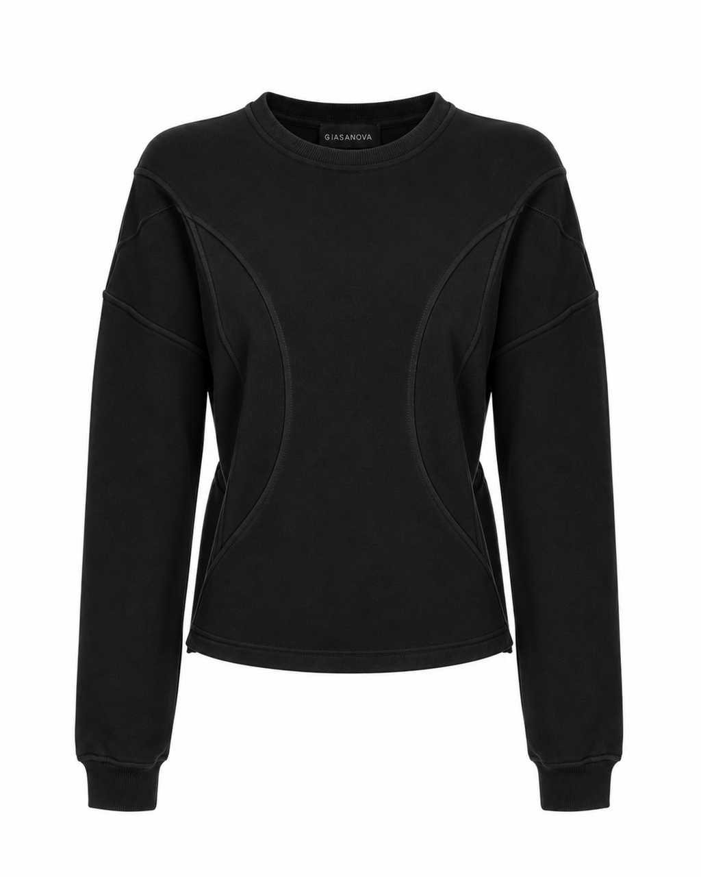 Sweatshirt with Back Straps