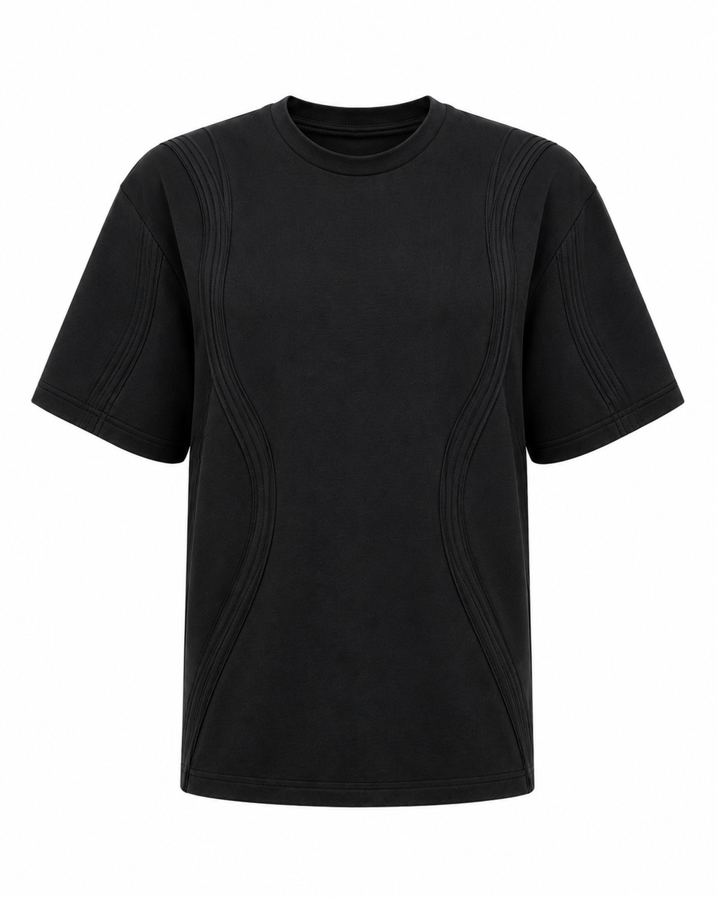 T-shirt with 3D Waves