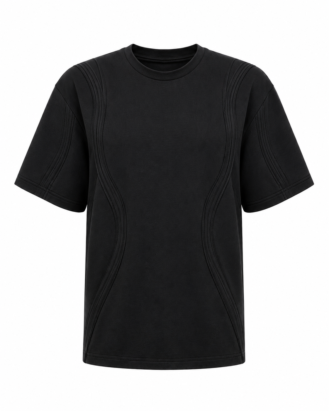 T-shirt with 3D Waves