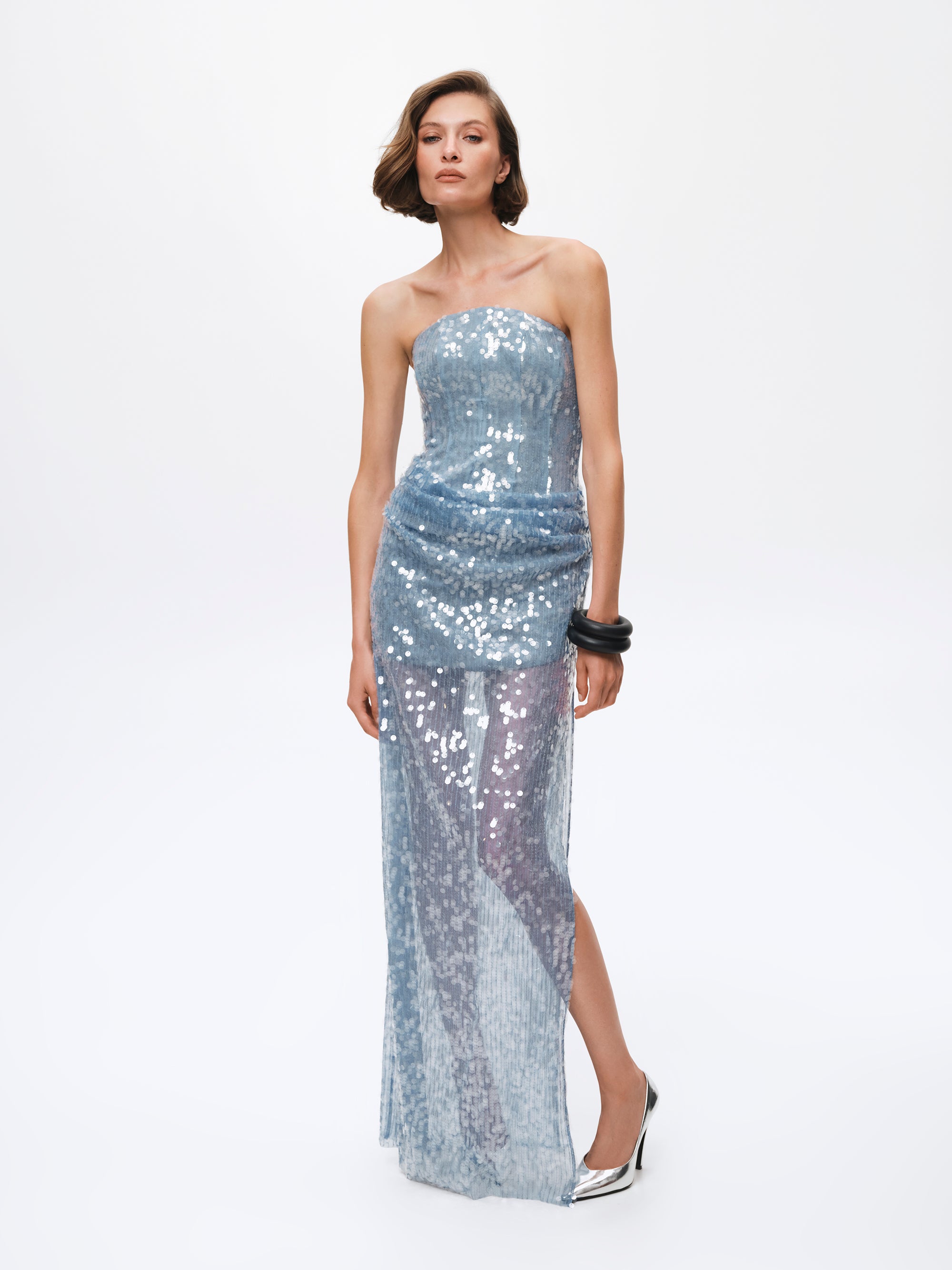 Eveline Fully Beaded Maxi Dress