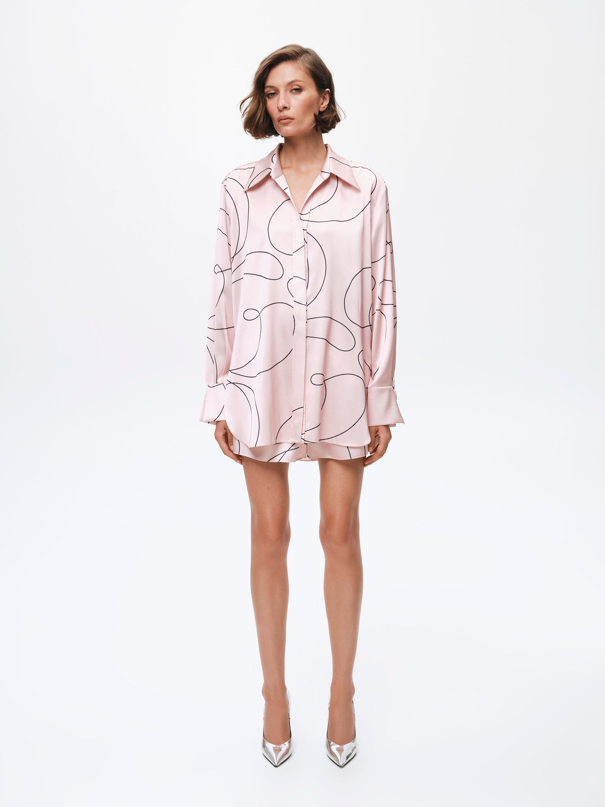Monogram Silk Shirt