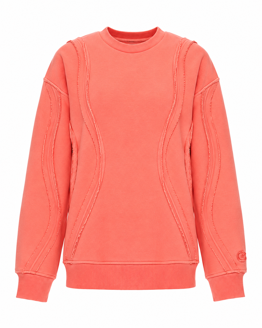 Sweatshirt with 3D Waves