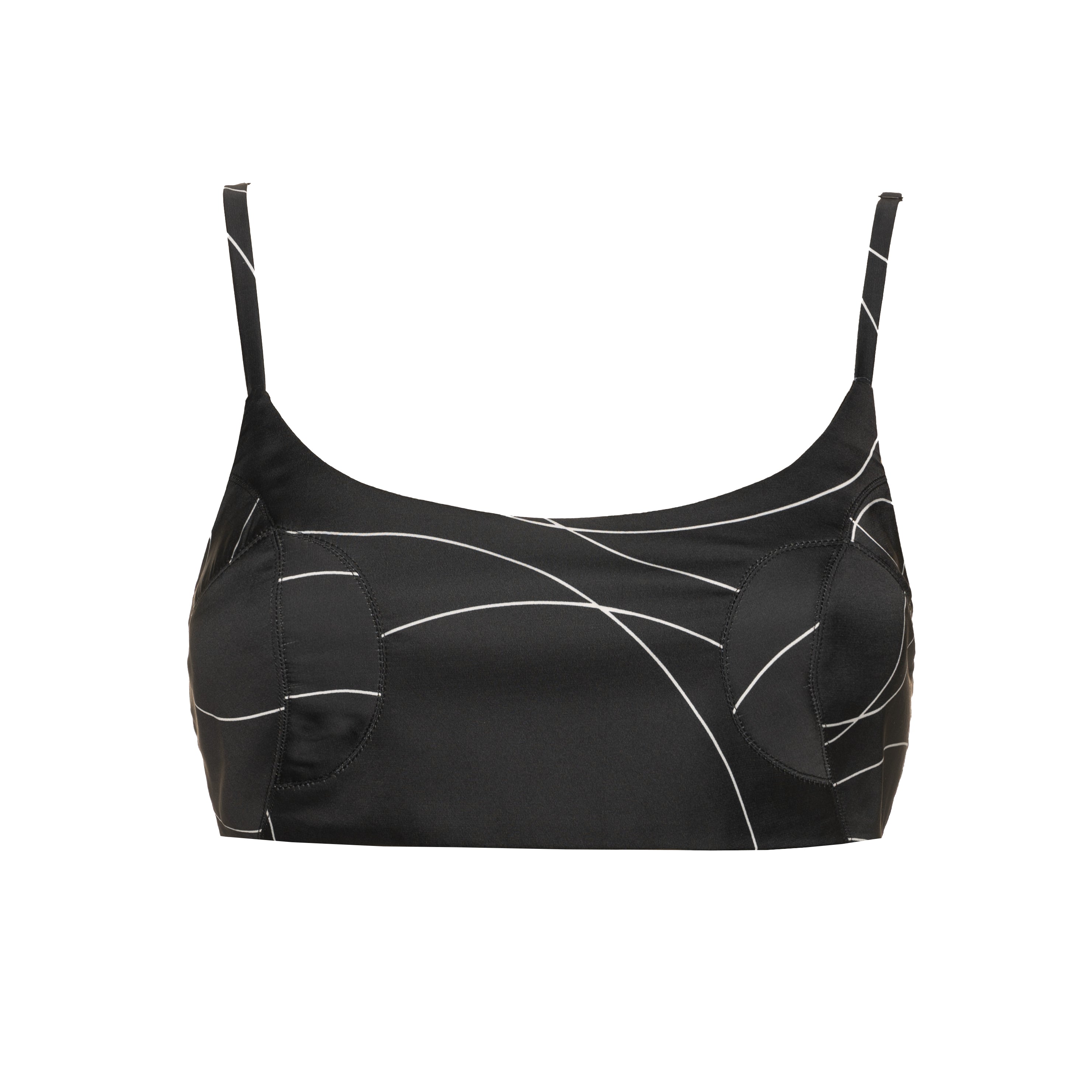 Monogram Silk Top