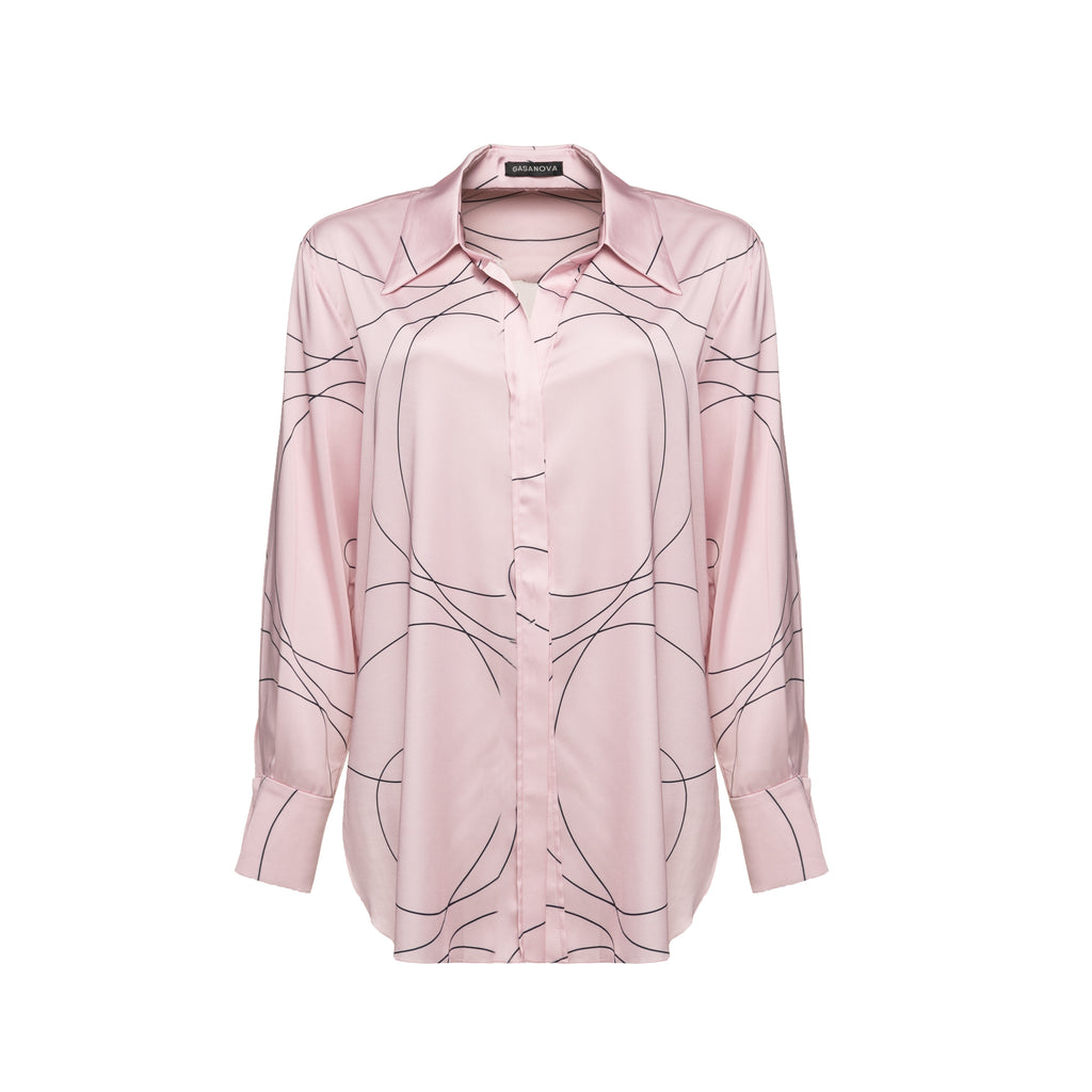 Monogram Silk Shirt